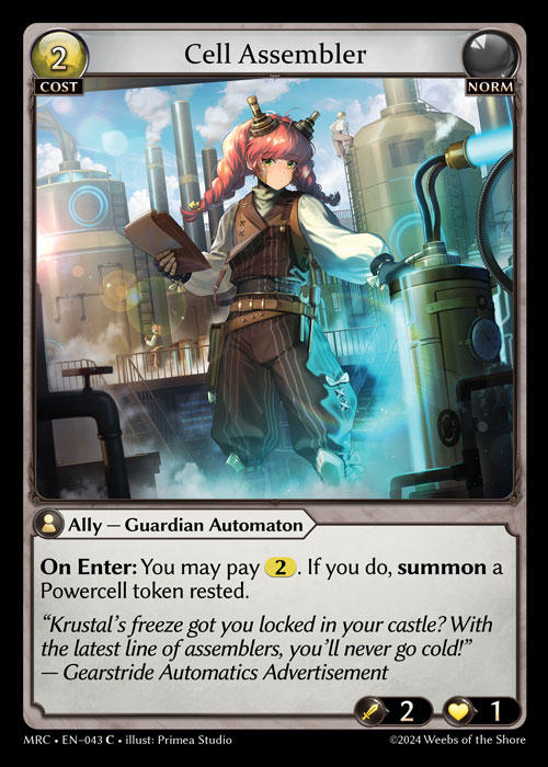 Cell Assembler — Mercurial Heart — Grand Archive TCG