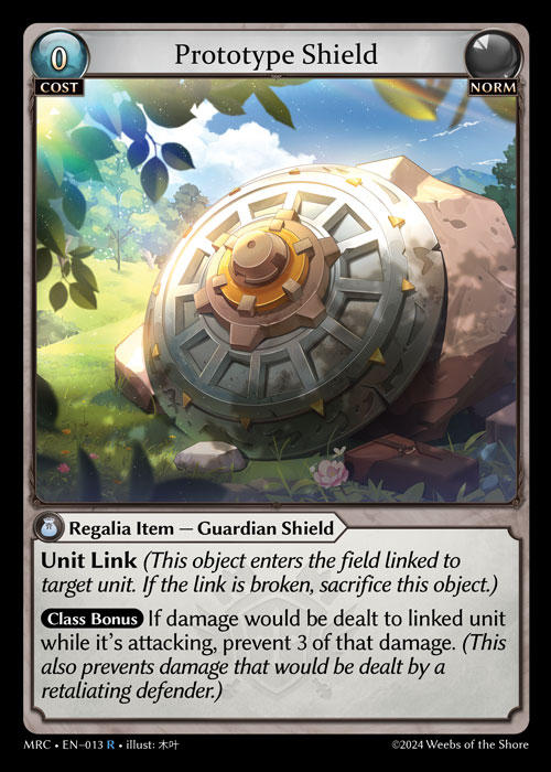 Prototype Shield — Mercurial Heart — Grand Archive TCG