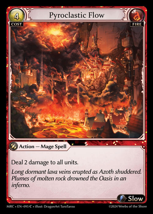Pyroclastic Flow — Mercurial Heart — Grand Archive TCG