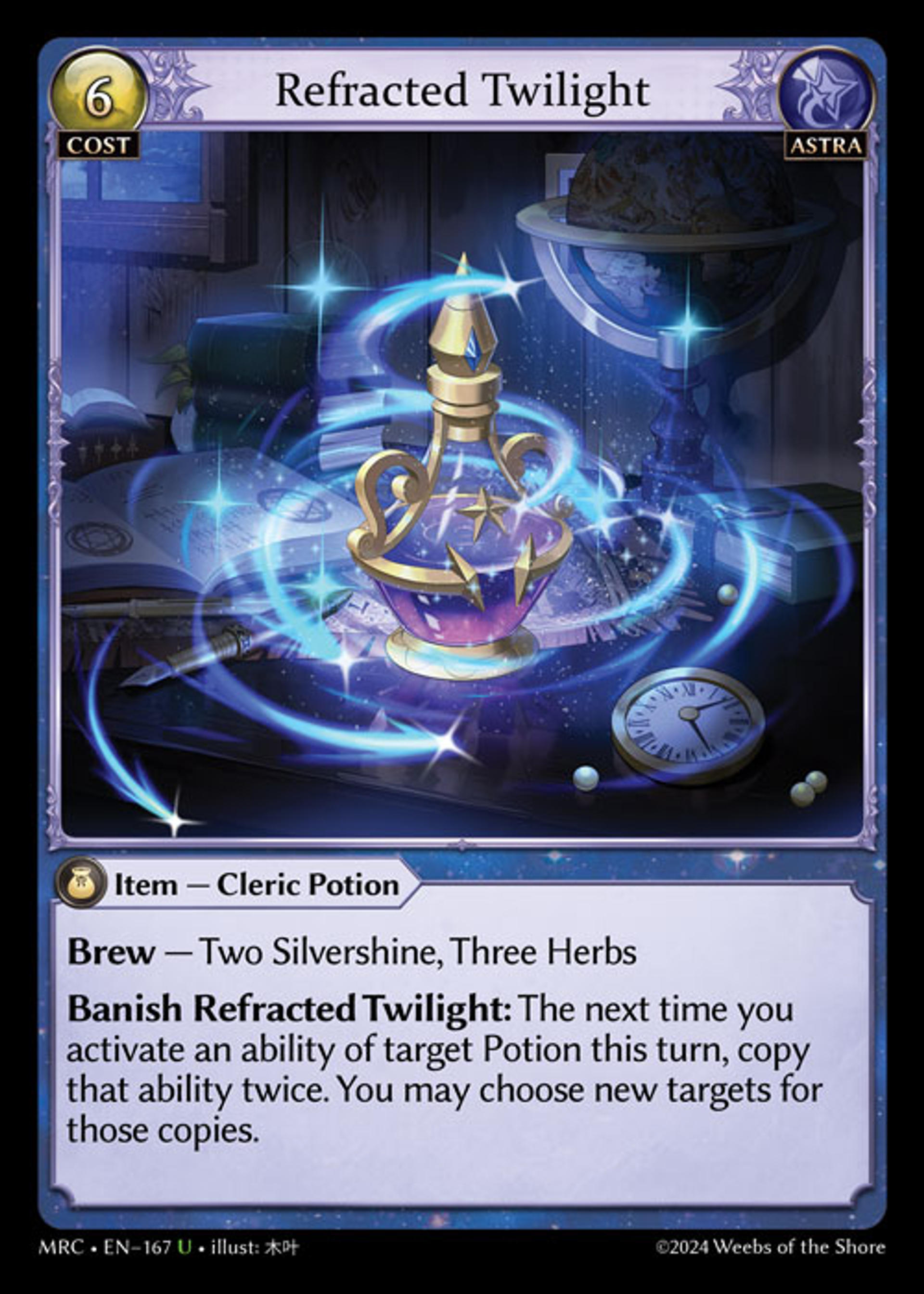 Refracted Twilight — Mercurial Heart — Grand Archive