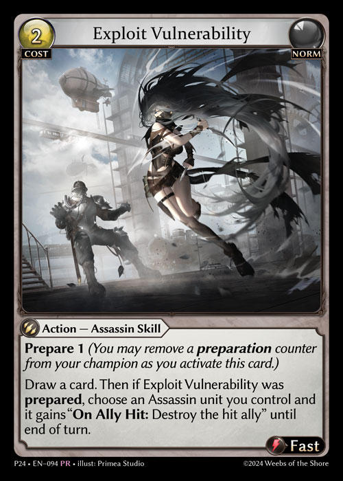 Exploit Vulnerability — Promotional 2024 — Grand Archive TCG