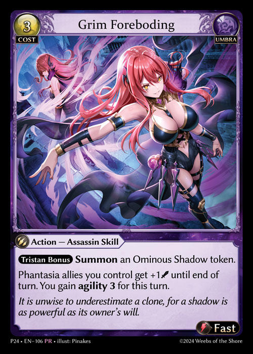 Grim Foreboding — Promotional 2024 — Grand Archive TCG