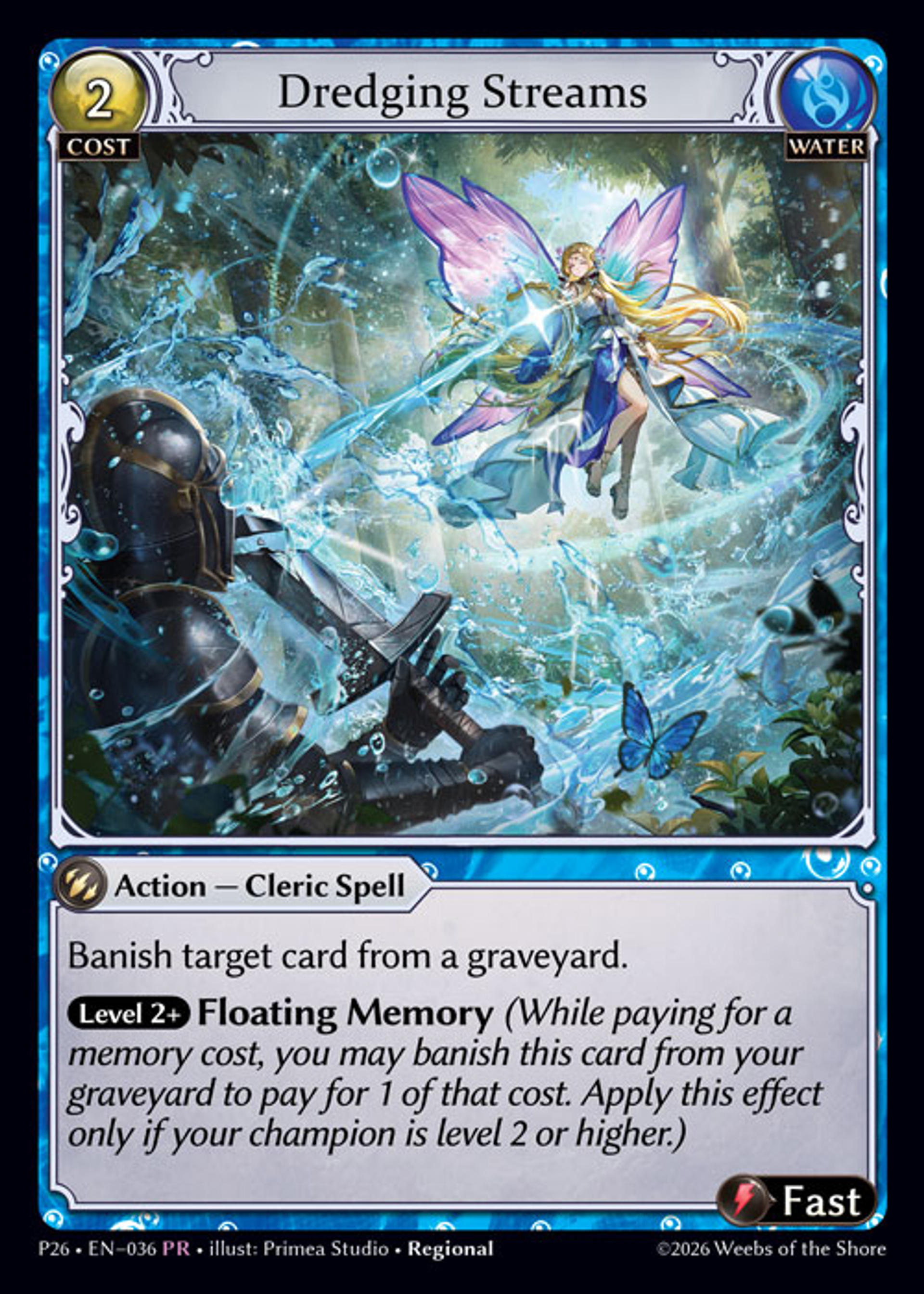 Dredging Streams — Promotional 2026 — Grand Archive TCG