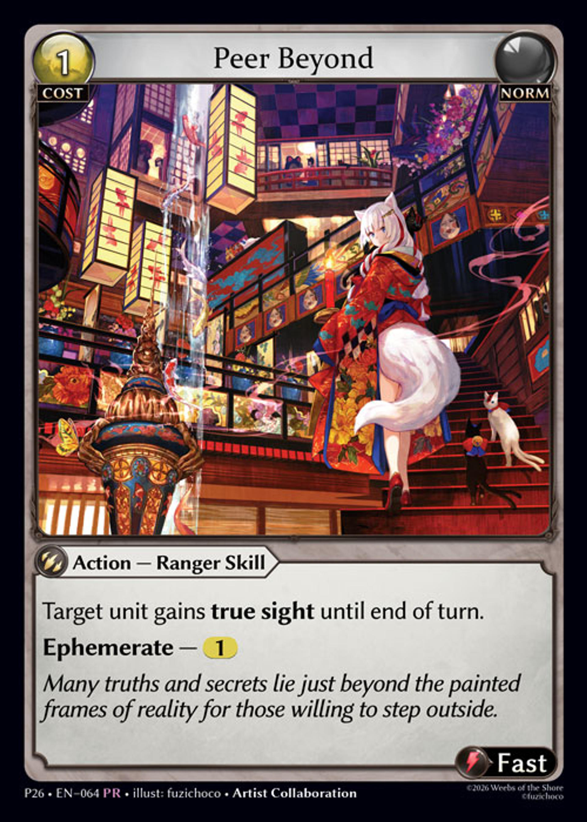 Peer Beyond — Promotional 2026 — Grand Archive TCG