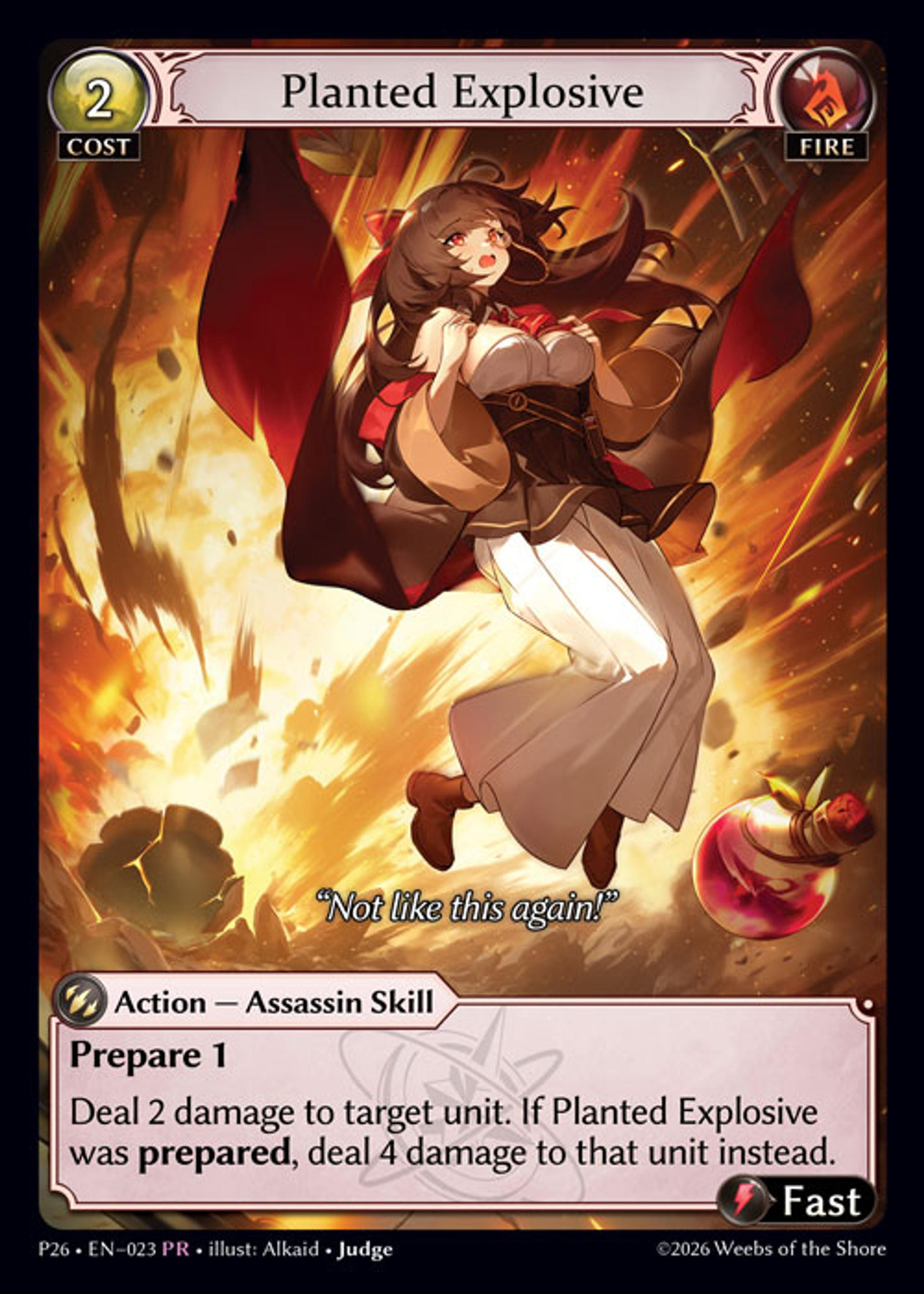 Planted Explosive — Promotional 2026 — Grand Archive TCG
