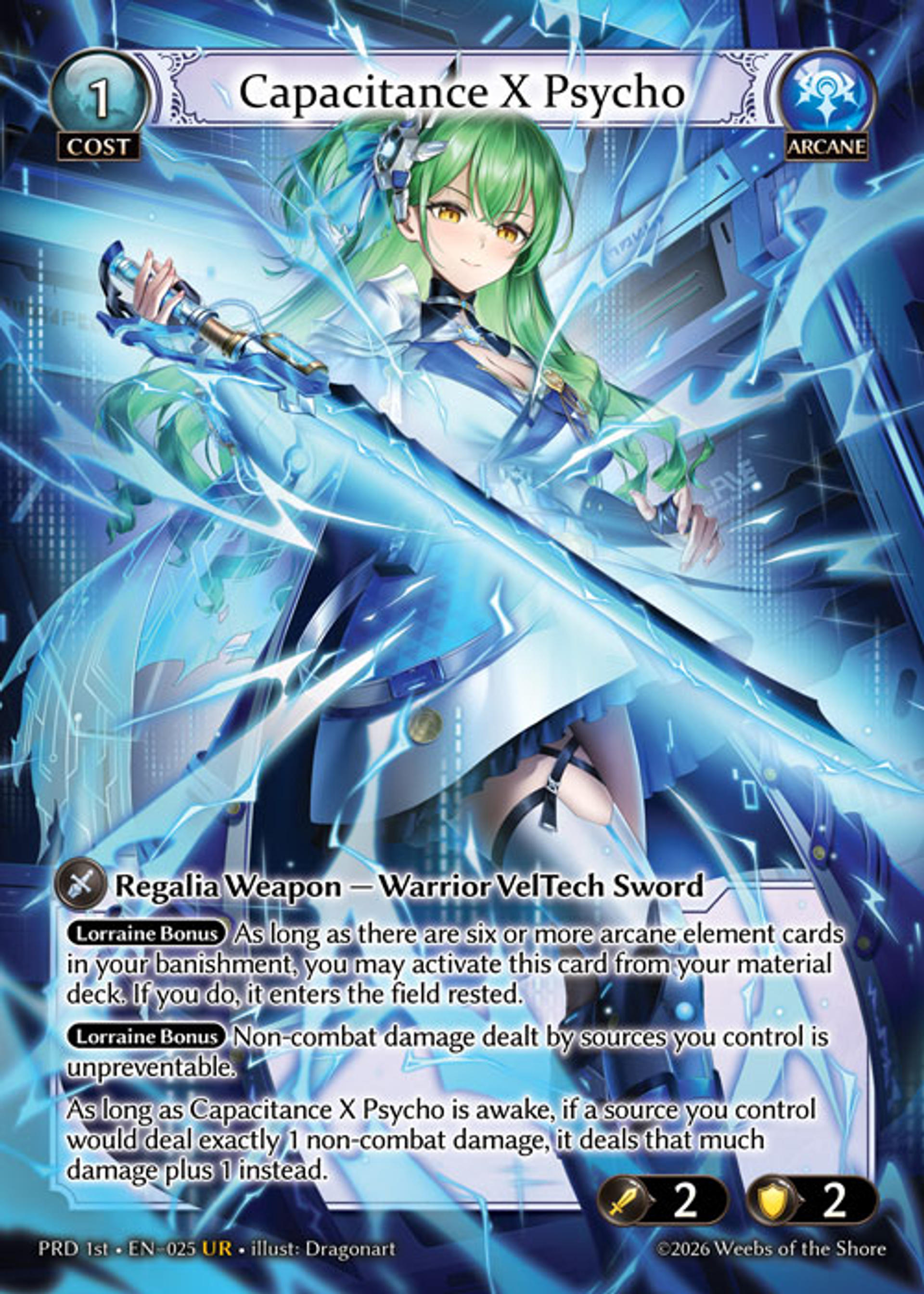 Capacitance X Psycho — .asphodel/paradise First Edition — Grand Archive TCG