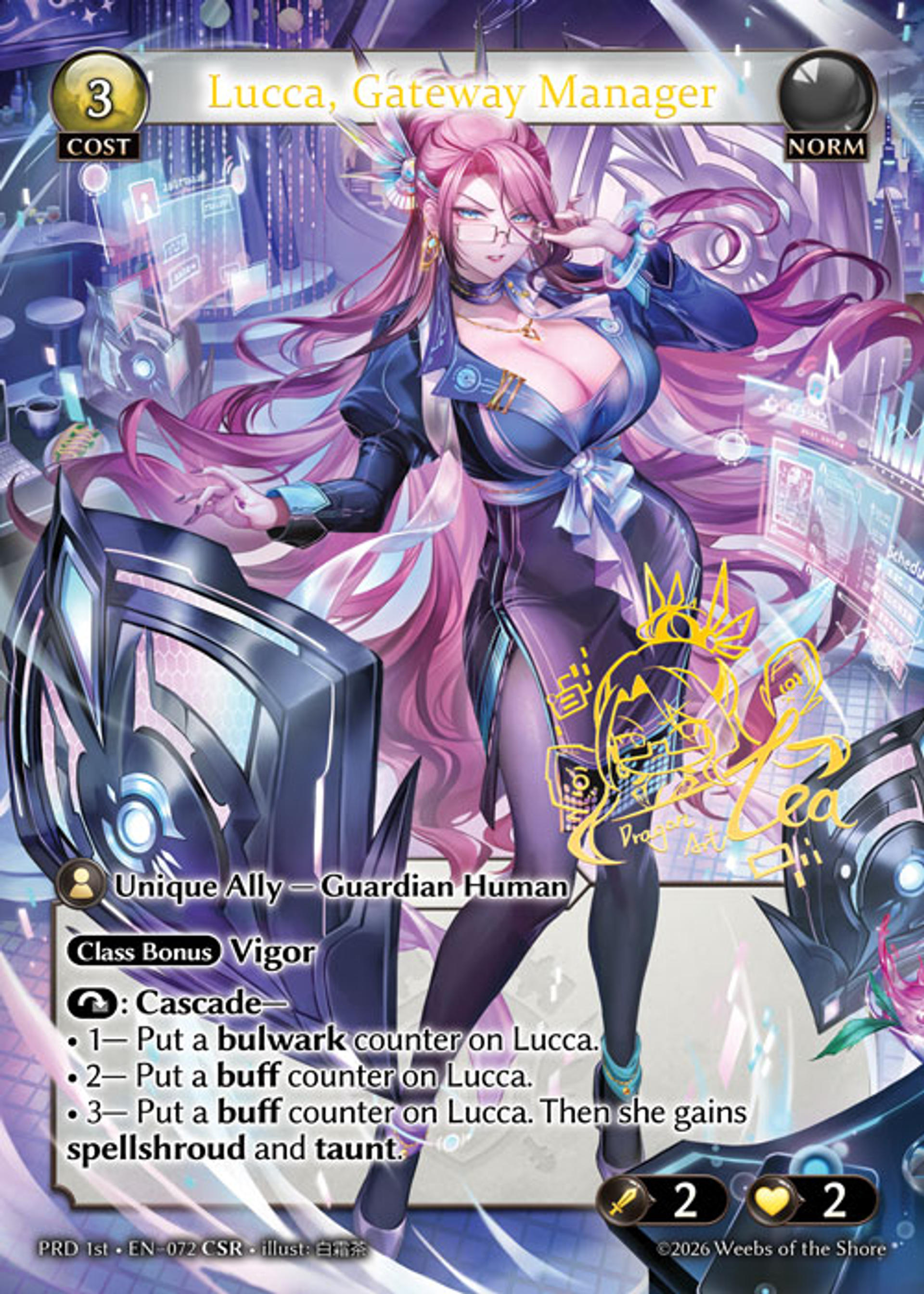 Lucca, Gateway Manager — .asphodel/paradise First Edition — Grand Archive TCG