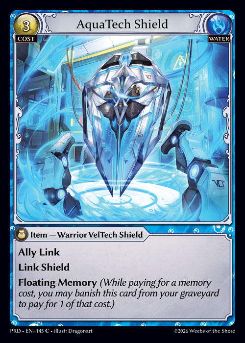 AquaTech Shield — .asphodel/paradise — Grand Archive TCG