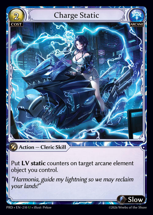 Charge Static — .asphodel/paradise — Grand Archive TCG
