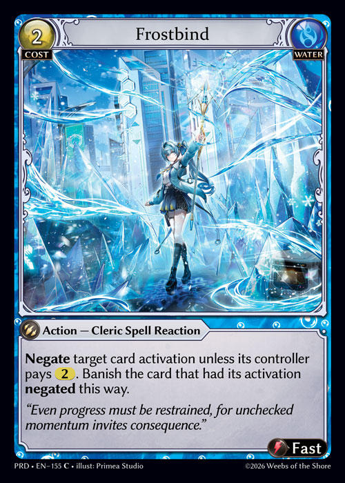 Frostbind — .asphodel/paradise — Grand Archive TCG