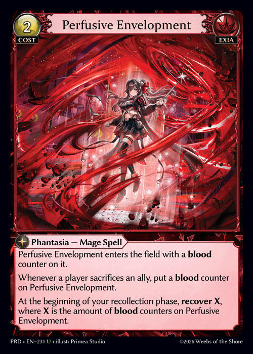 Perfusive Envelopment — .asphodel/paradise — Grand Archive TCG