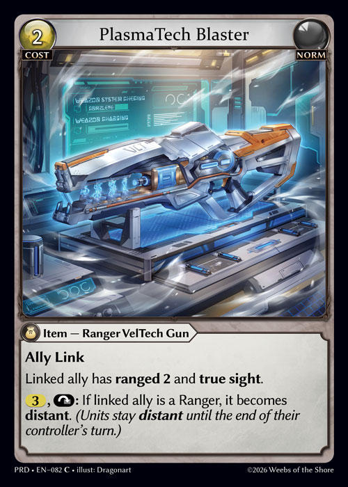 PlasmaTech Blaster — .asphodel/paradise — Grand Archive TCG