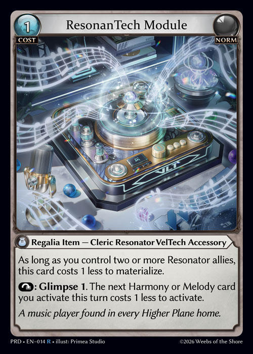 ResonanTech Module — .asphodel/paradise — Grand Archive TCG
