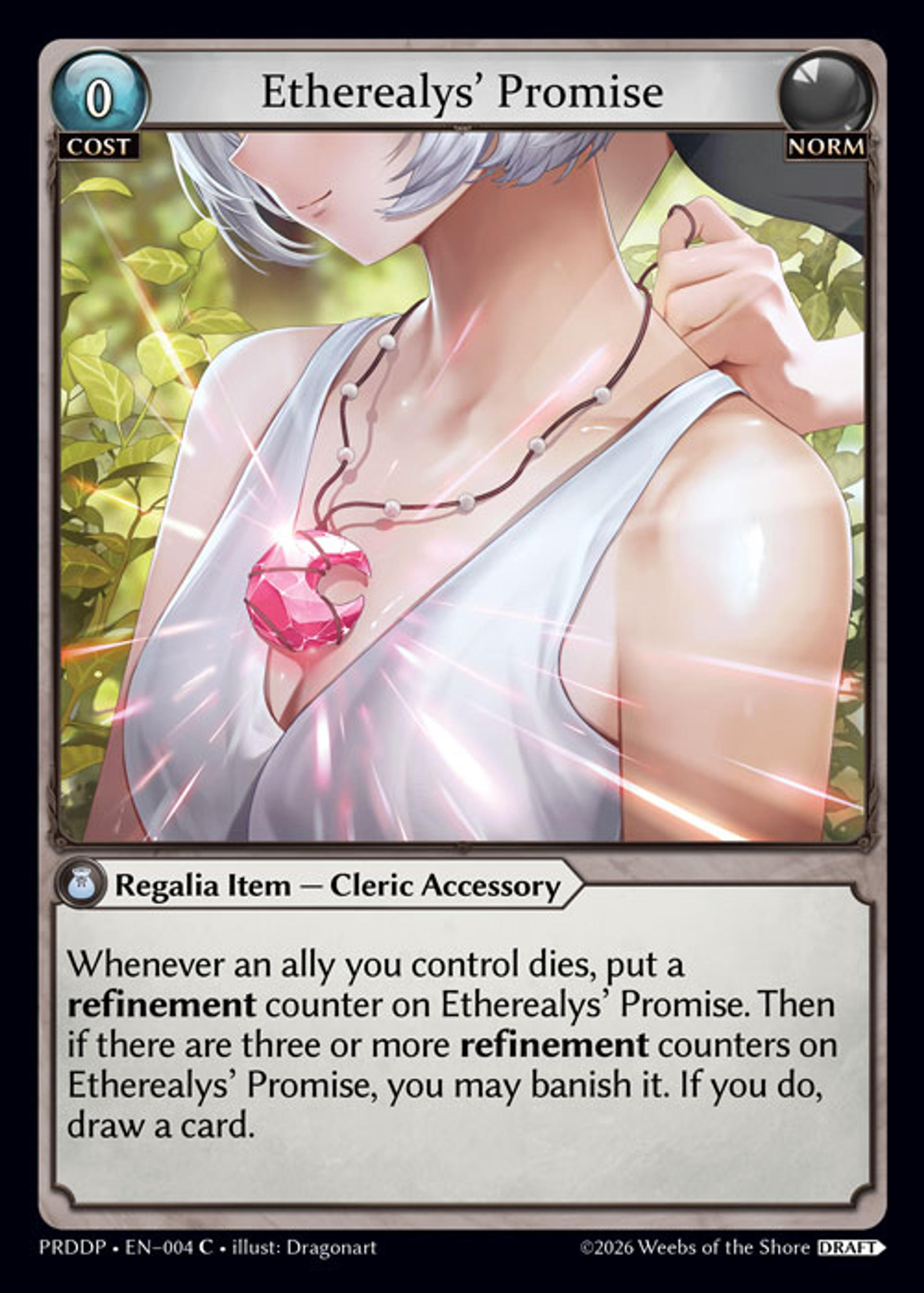 Etherealys' Promise — .asphodel/paradise Draft Pack — Grand Archive TCG