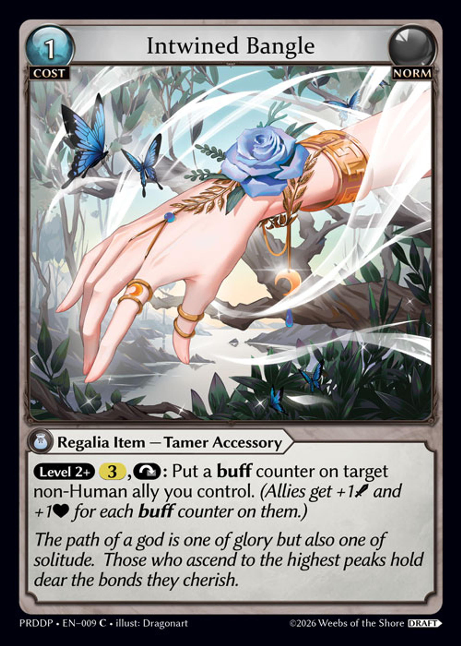 Intwined Bangle — .asphodel/paradise Draft Pack — Grand Archive TCG