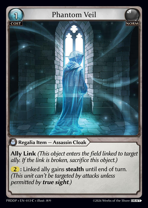 Phantom Veil — .asphodel/paradise Draft Pack — Grand Archive TCG