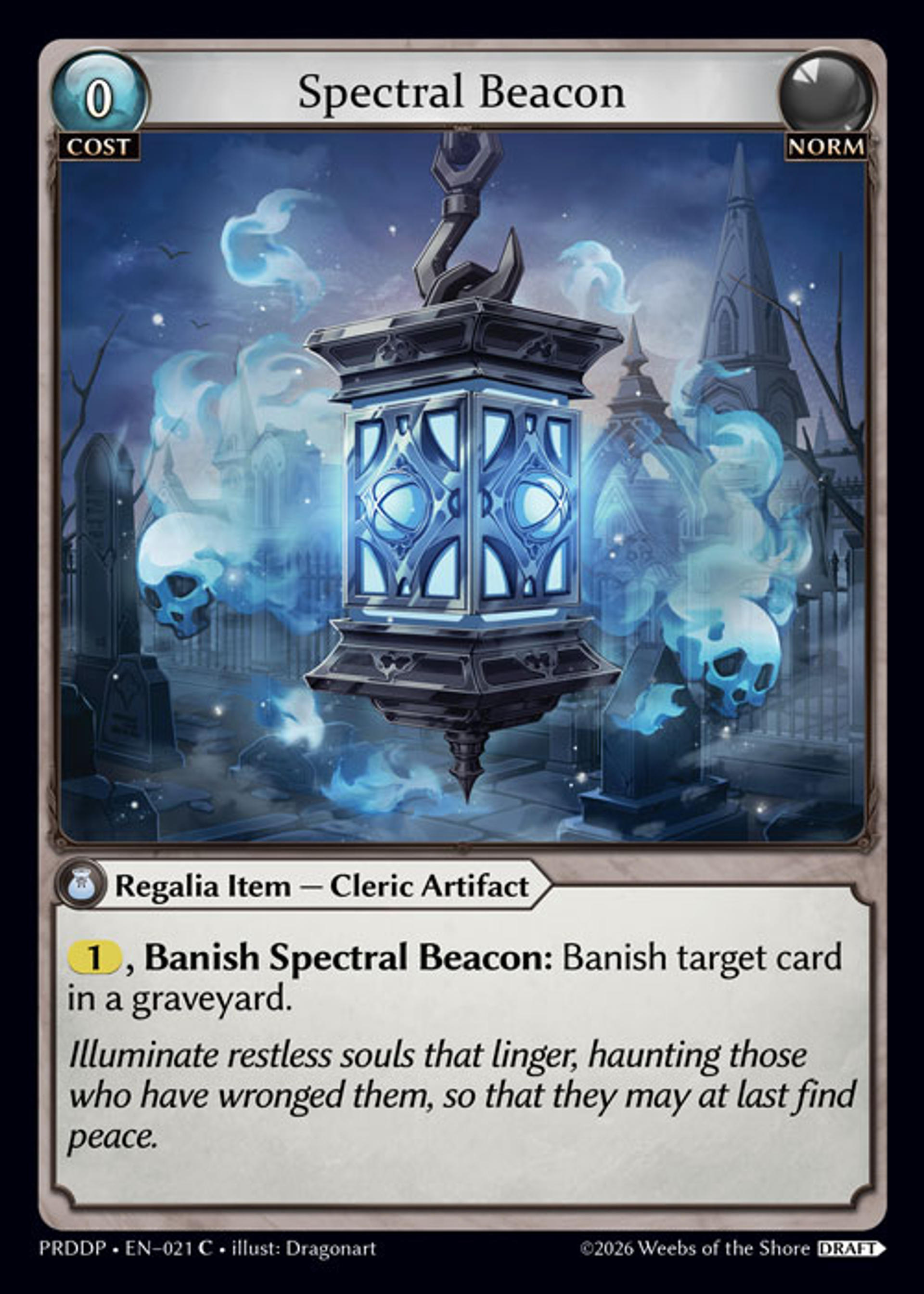 Spectral Beacon — .asphodel/paradise Draft Pack — Grand Archive TCG
