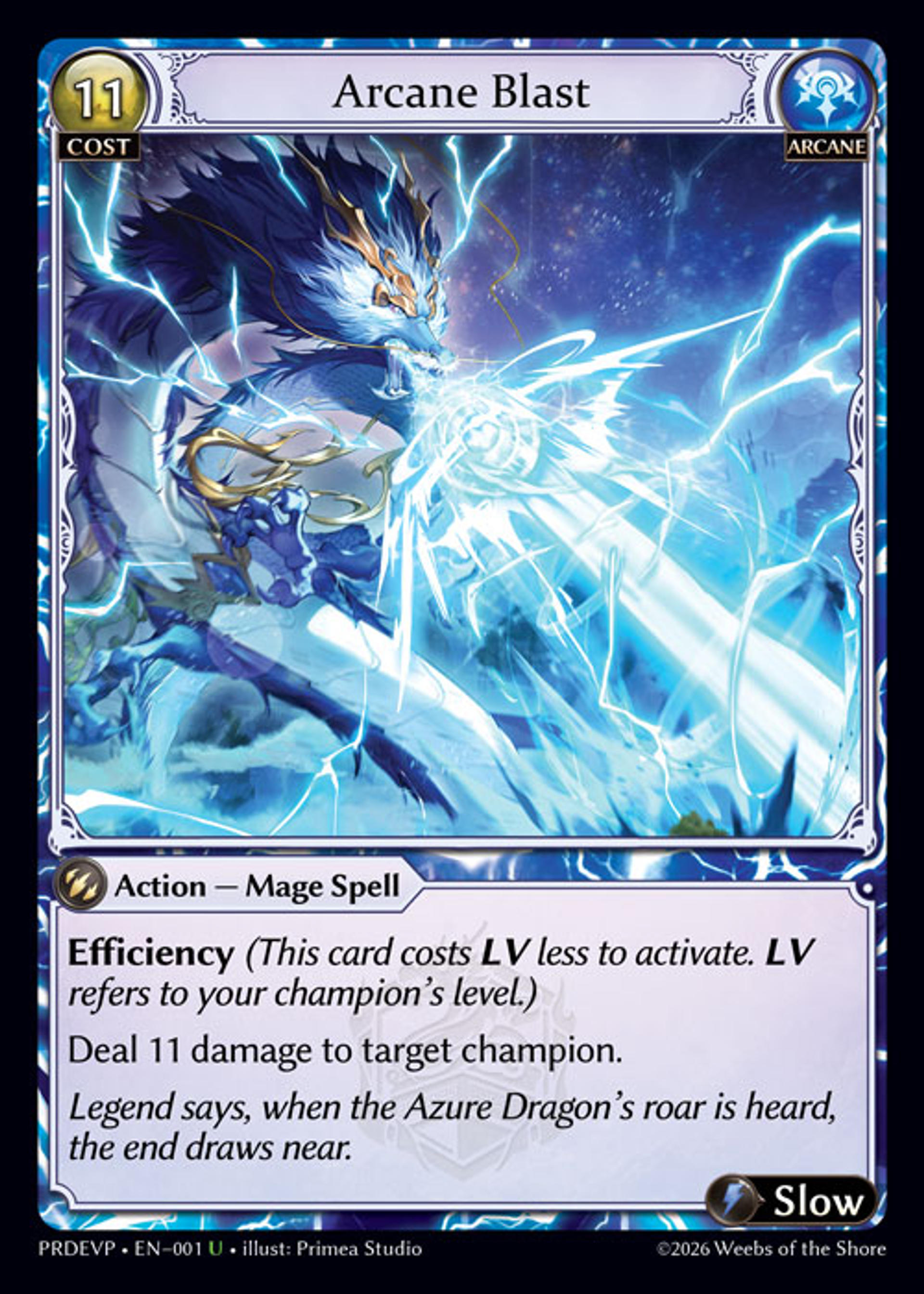 Arcane Blast — .asphodel/paradise Event Pack — Grand Archive TCG