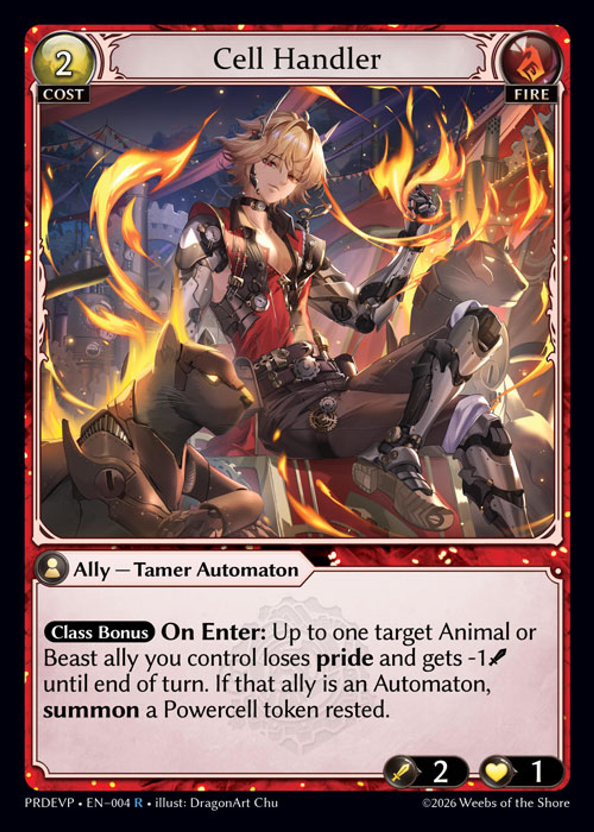 Cell Handler — .asphodel/paradise Event Pack — Grand Archive TCG