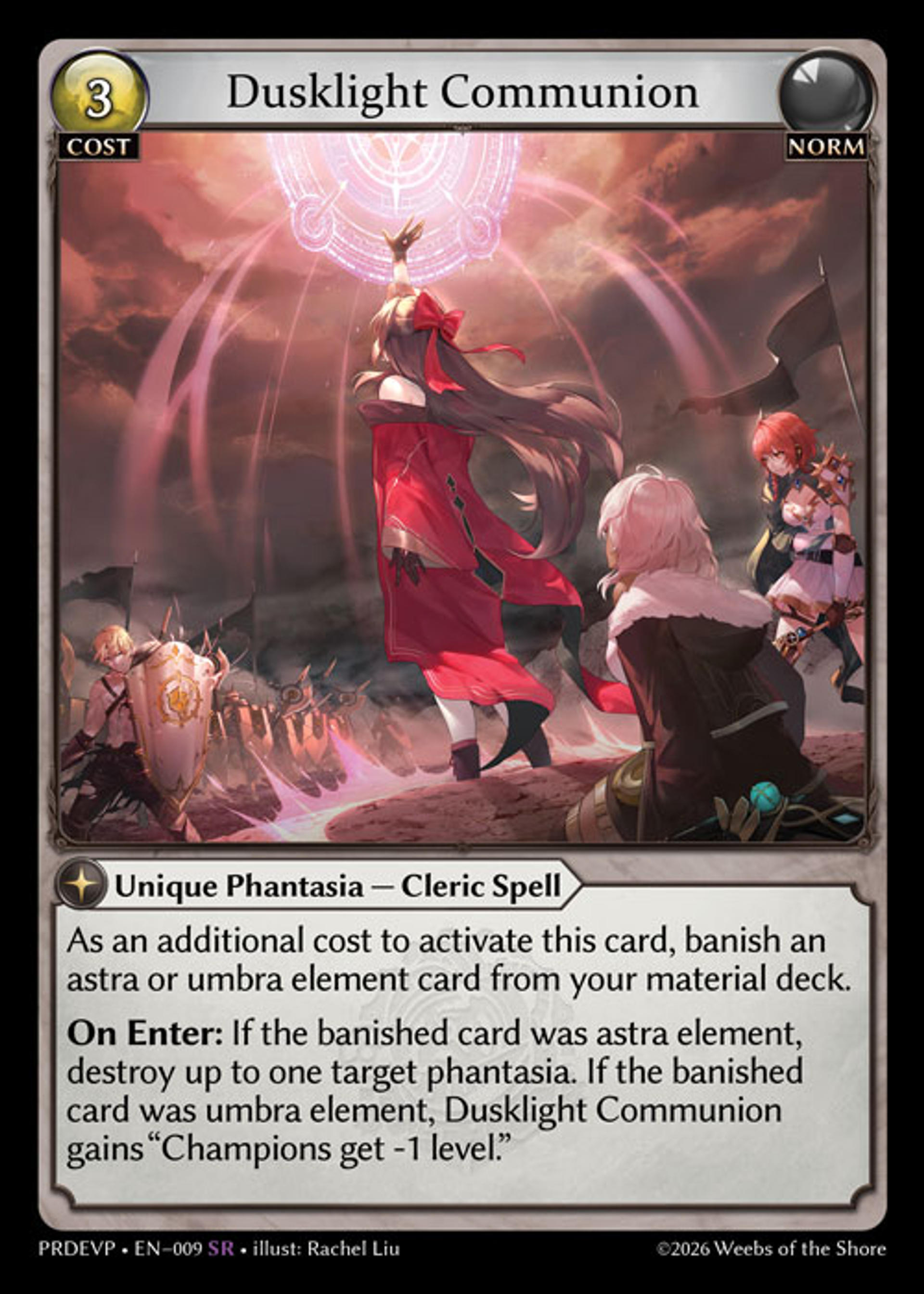 Dusklight Communion — .asphodel/paradise Event Pack — Grand Archive TCG