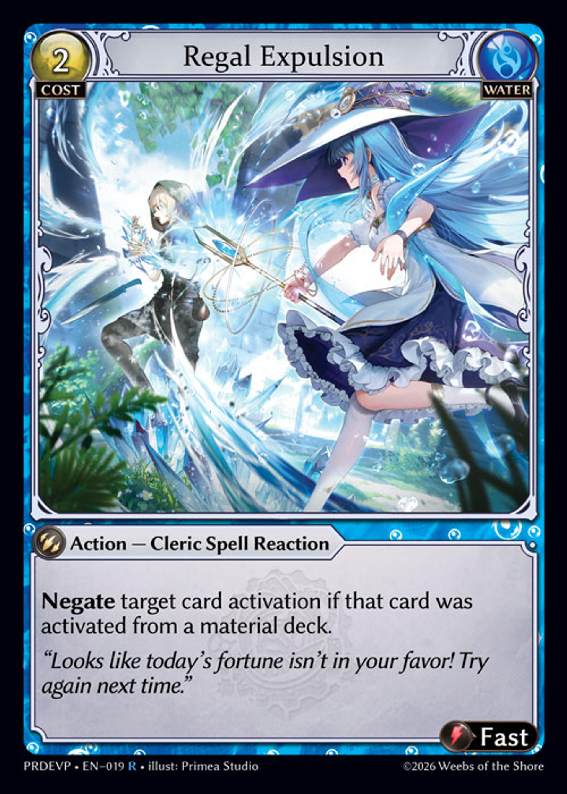 Regal Expulsion — .asphodel/paradise Event Pack — Grand Archive TCG