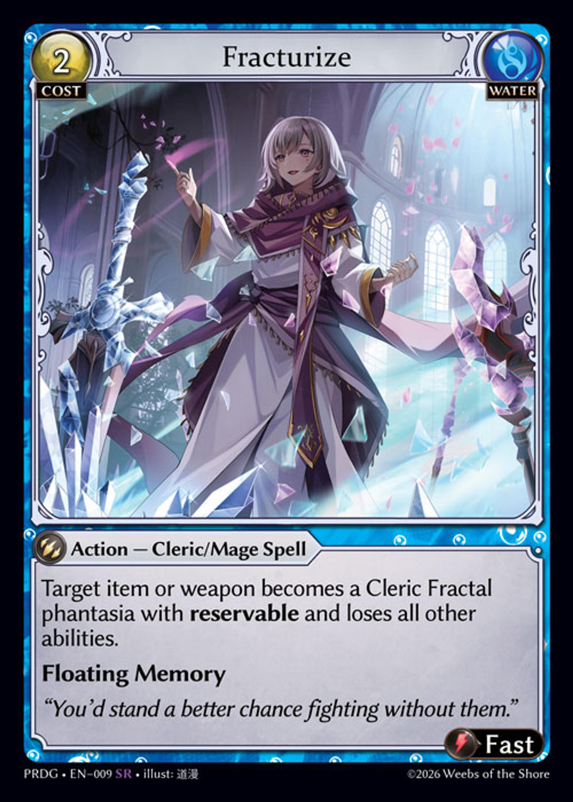 Fracturize — .asphodel/paradise Grimoire — Grand Archive TCG