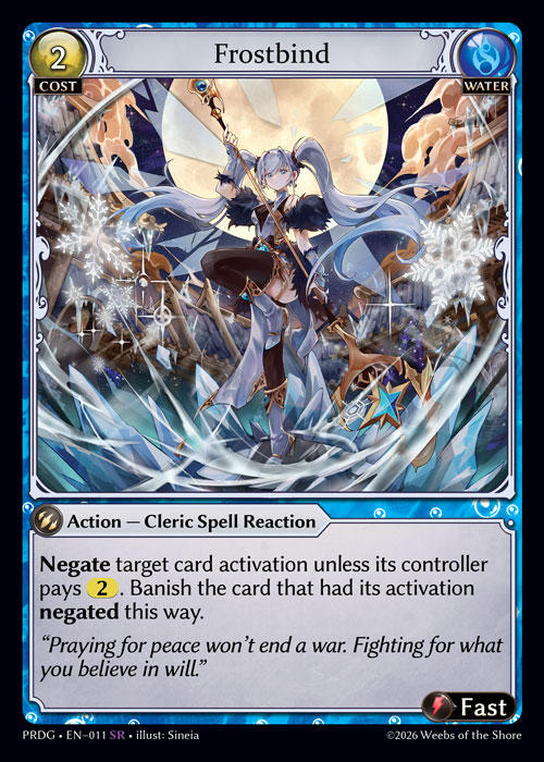 Frostbind — .asphodel/paradise Grimoire — Grand Archive TCG