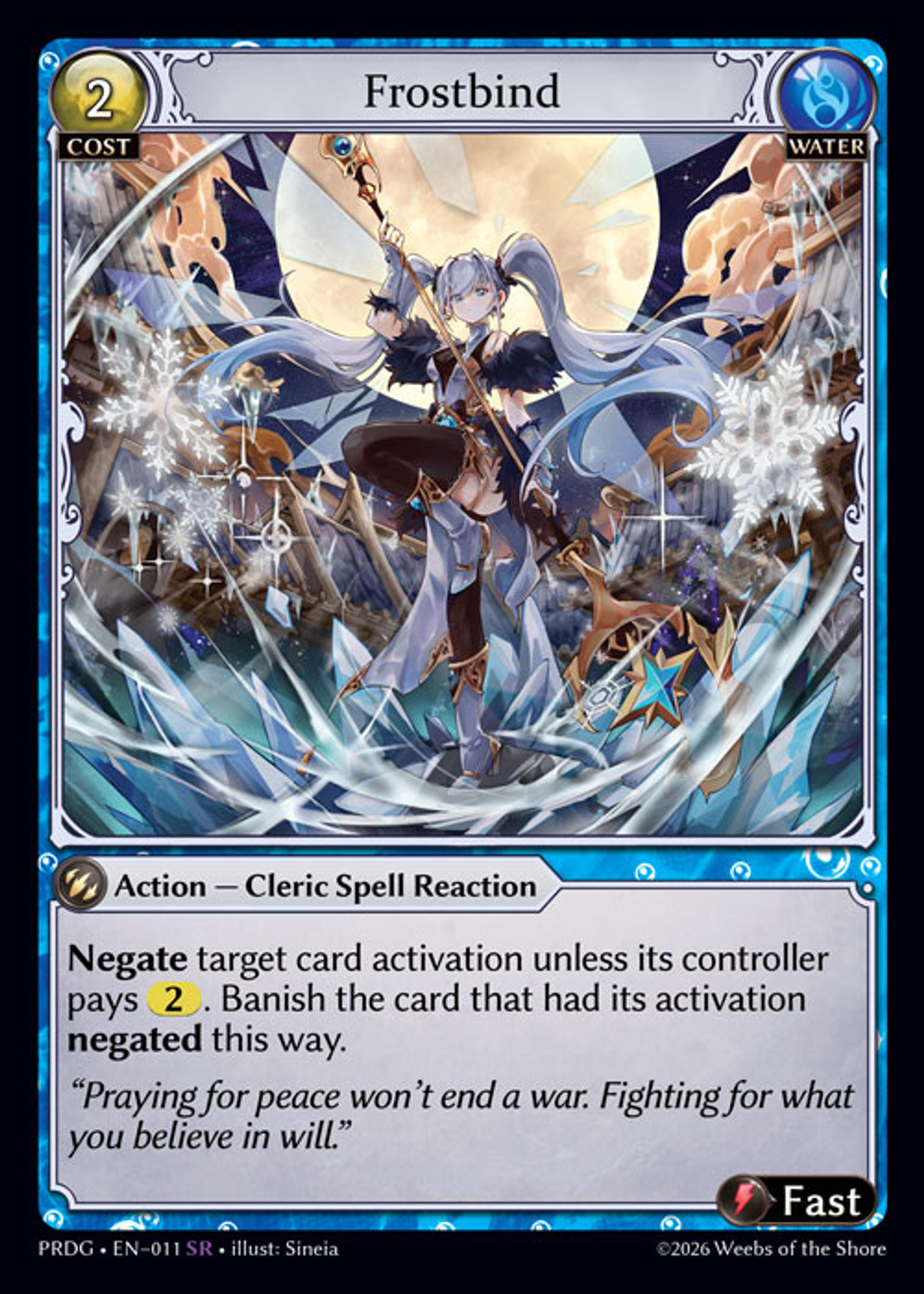 Frostbind — .asphodel/paradise Grimoire — Grand Archive TCG