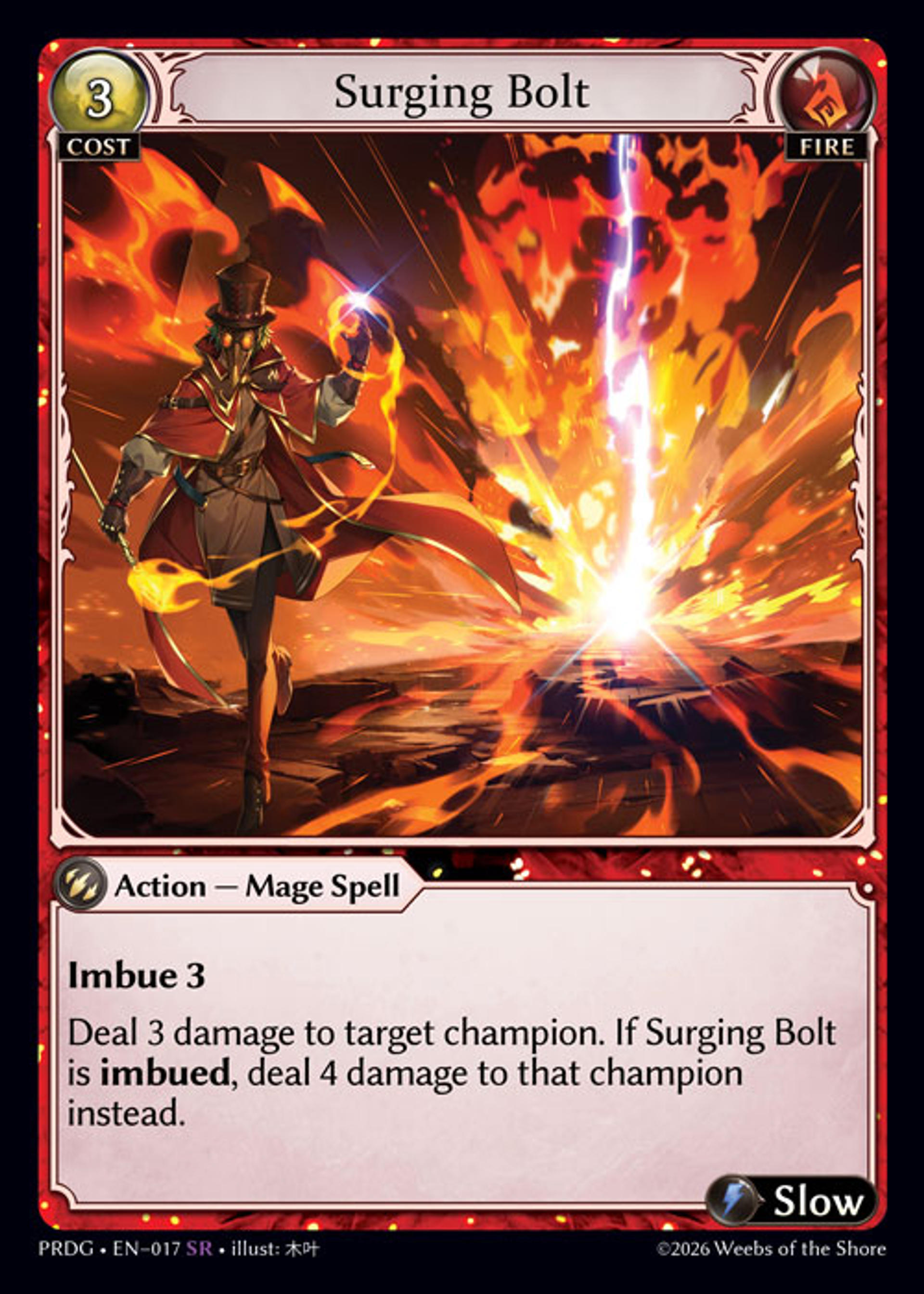 Surging Bolt — .asphodel/paradise Grimoire — Grand Archive TCG