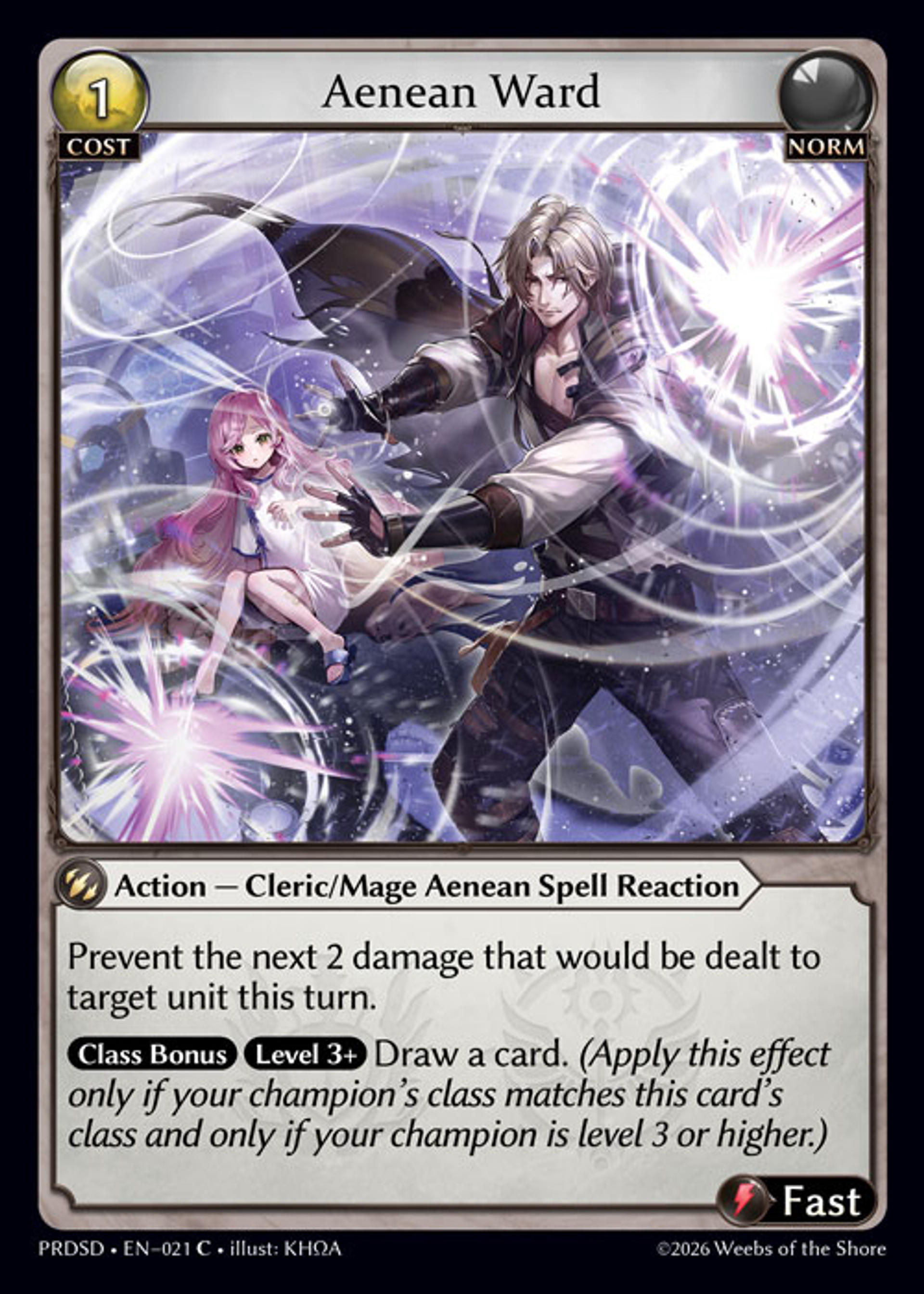 Aenean Ward — .asphodel/paradise Starter Decks — Grand Archive TCG