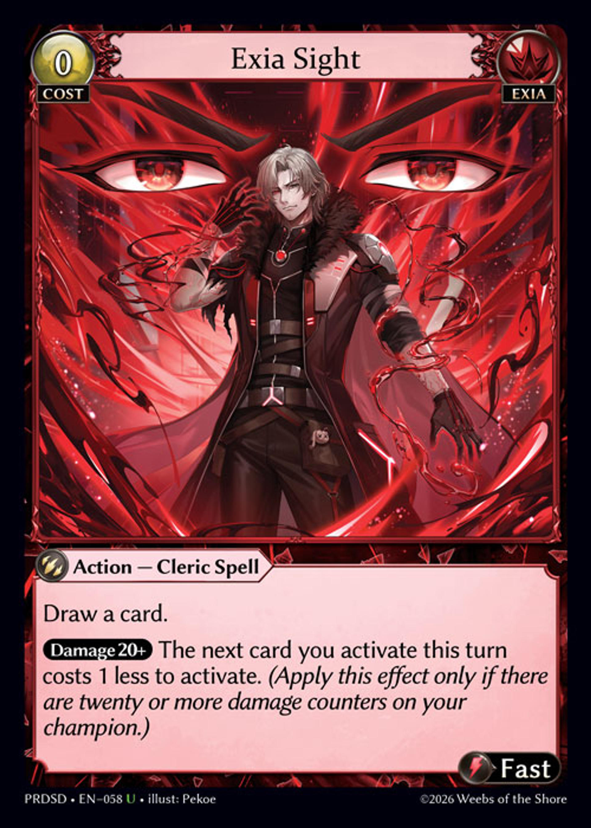 Exia Sight — .asphodel/paradise Starter Decks — Grand Archive TCG