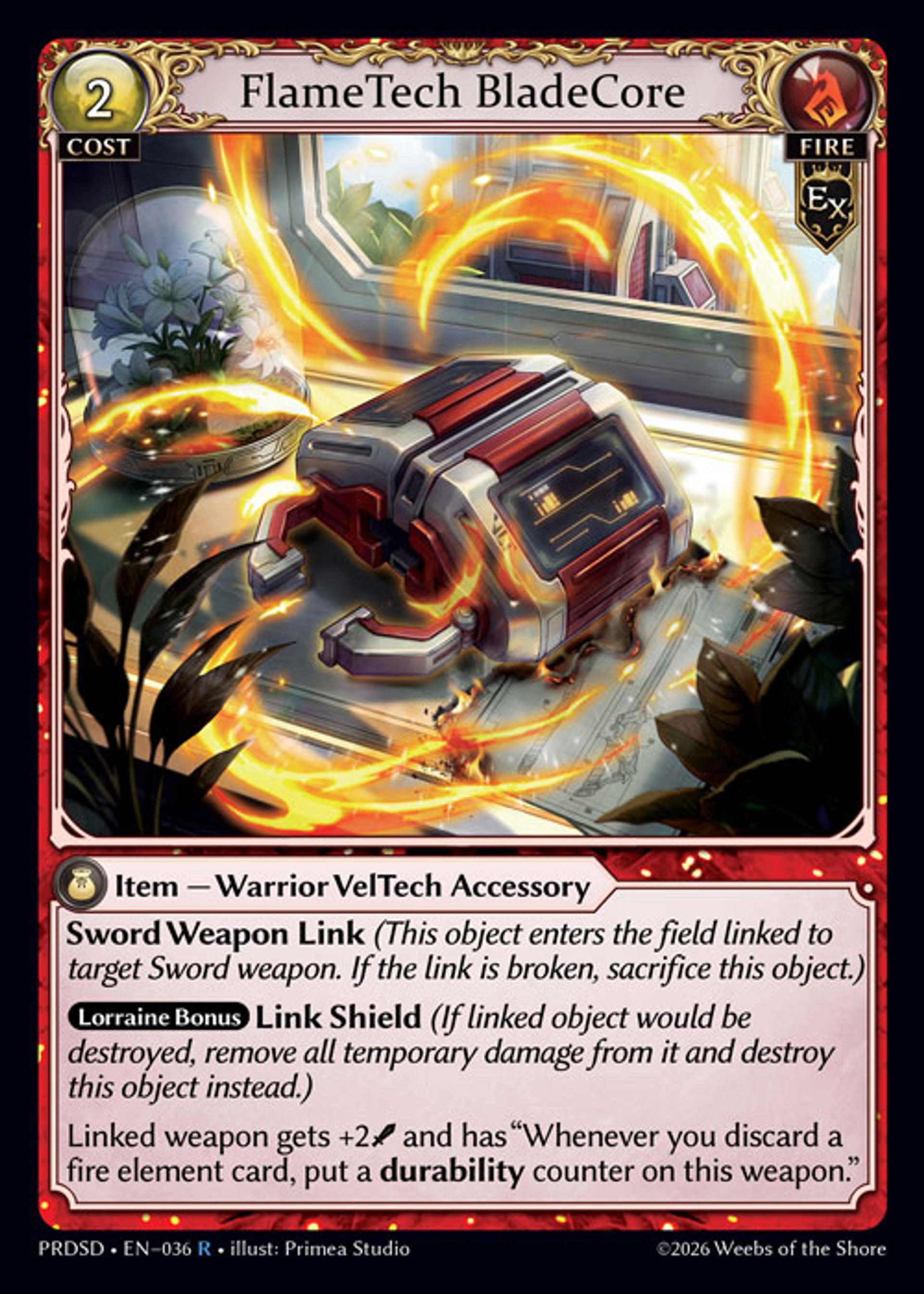 FlameTech BladeCore — .asphodel/paradise Starter Decks — Grand Archive TCG