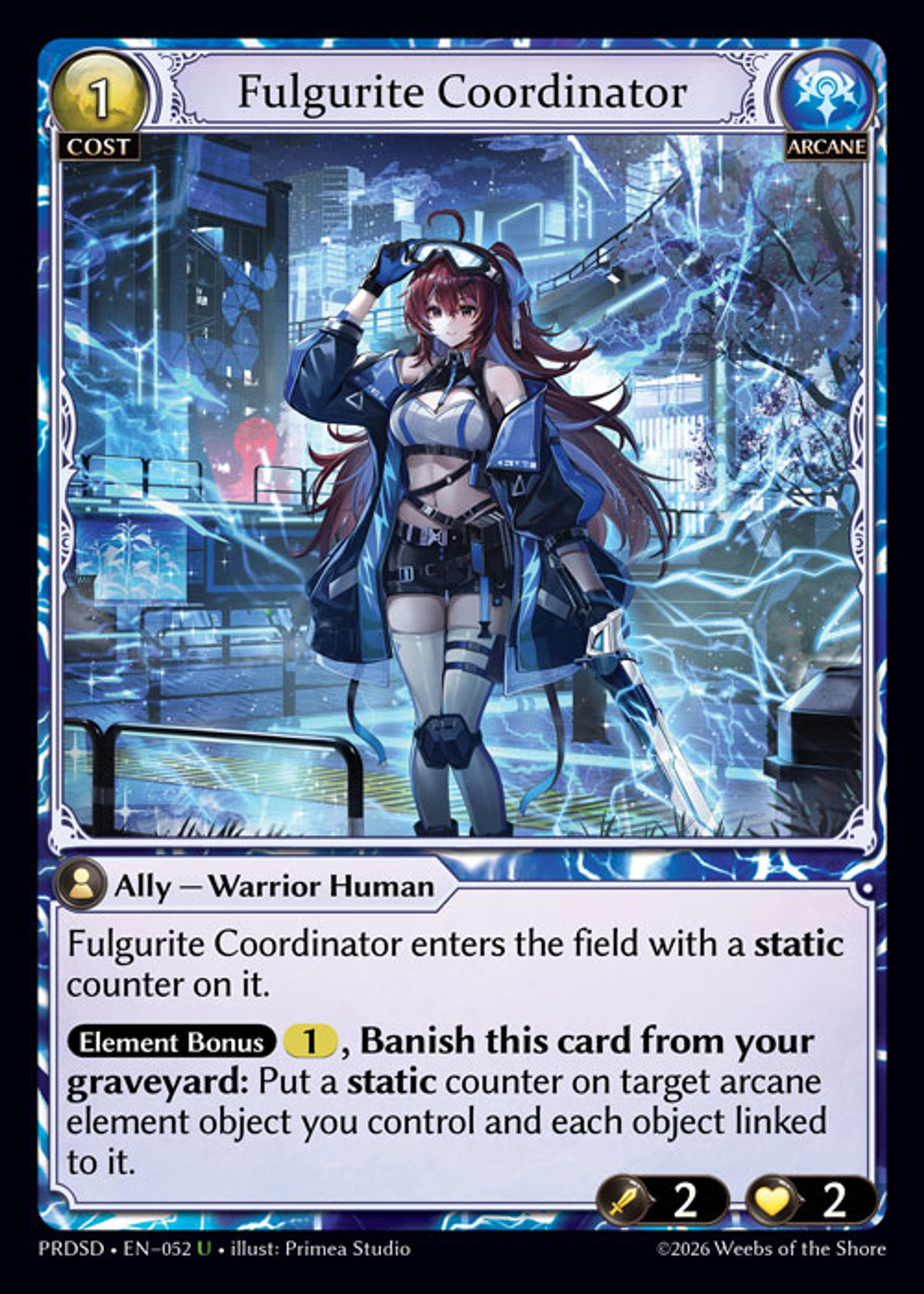 Fulgurite Coordinator — .asphodel/paradise Starter Decks — Grand Archive TCG