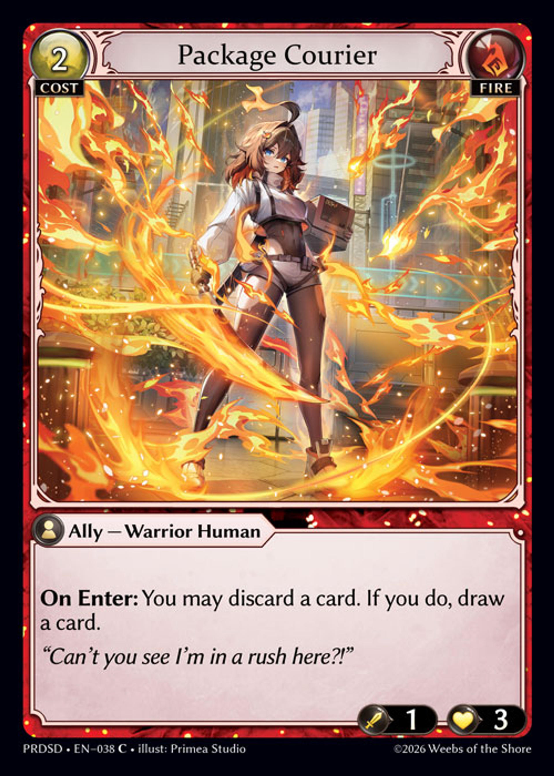 Package Courier — .asphodel/paradise Starter Decks — Grand Archive TCG