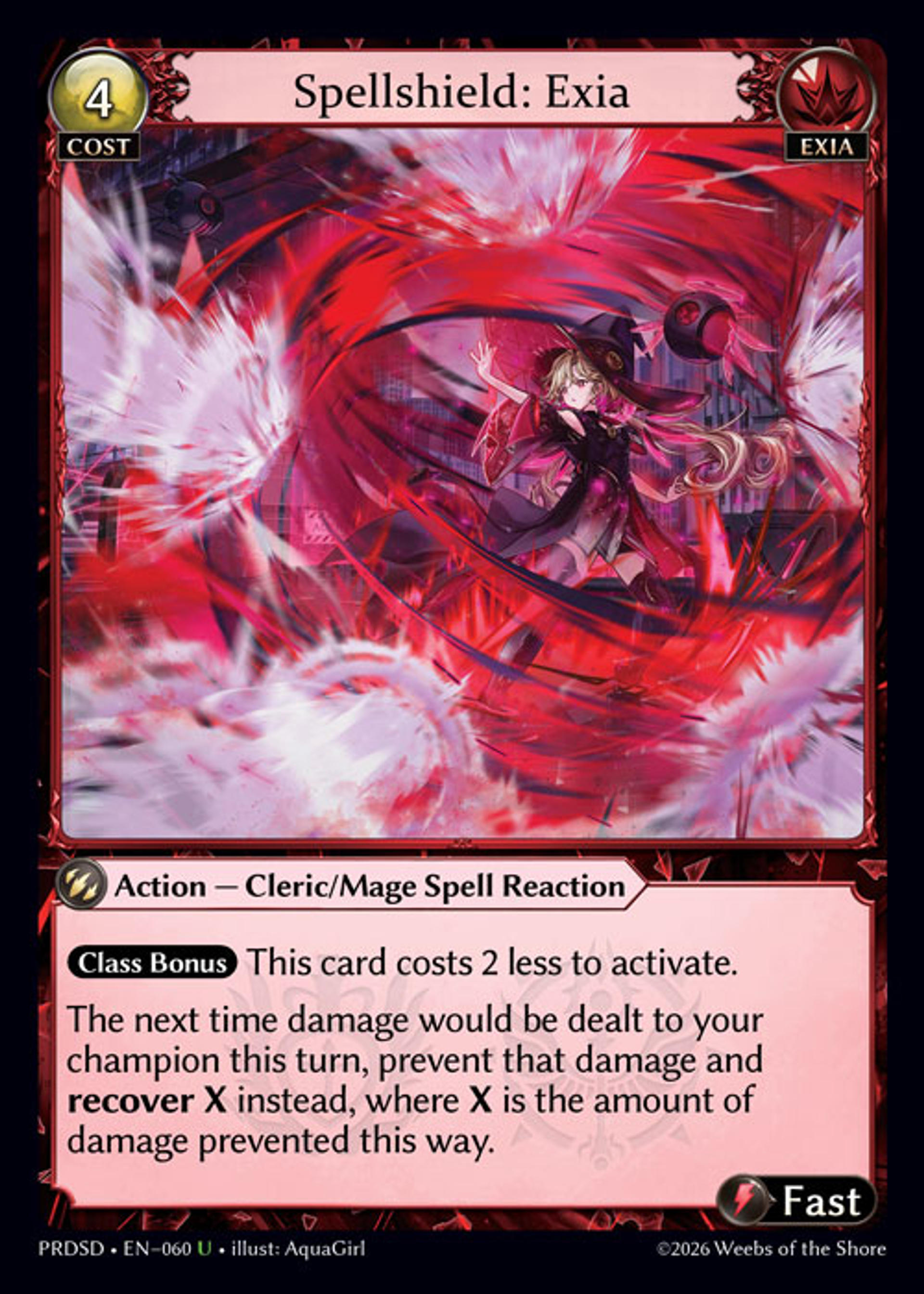 Spellshield: Exia — .asphodel/paradise Starter Decks — Grand Archive TCG