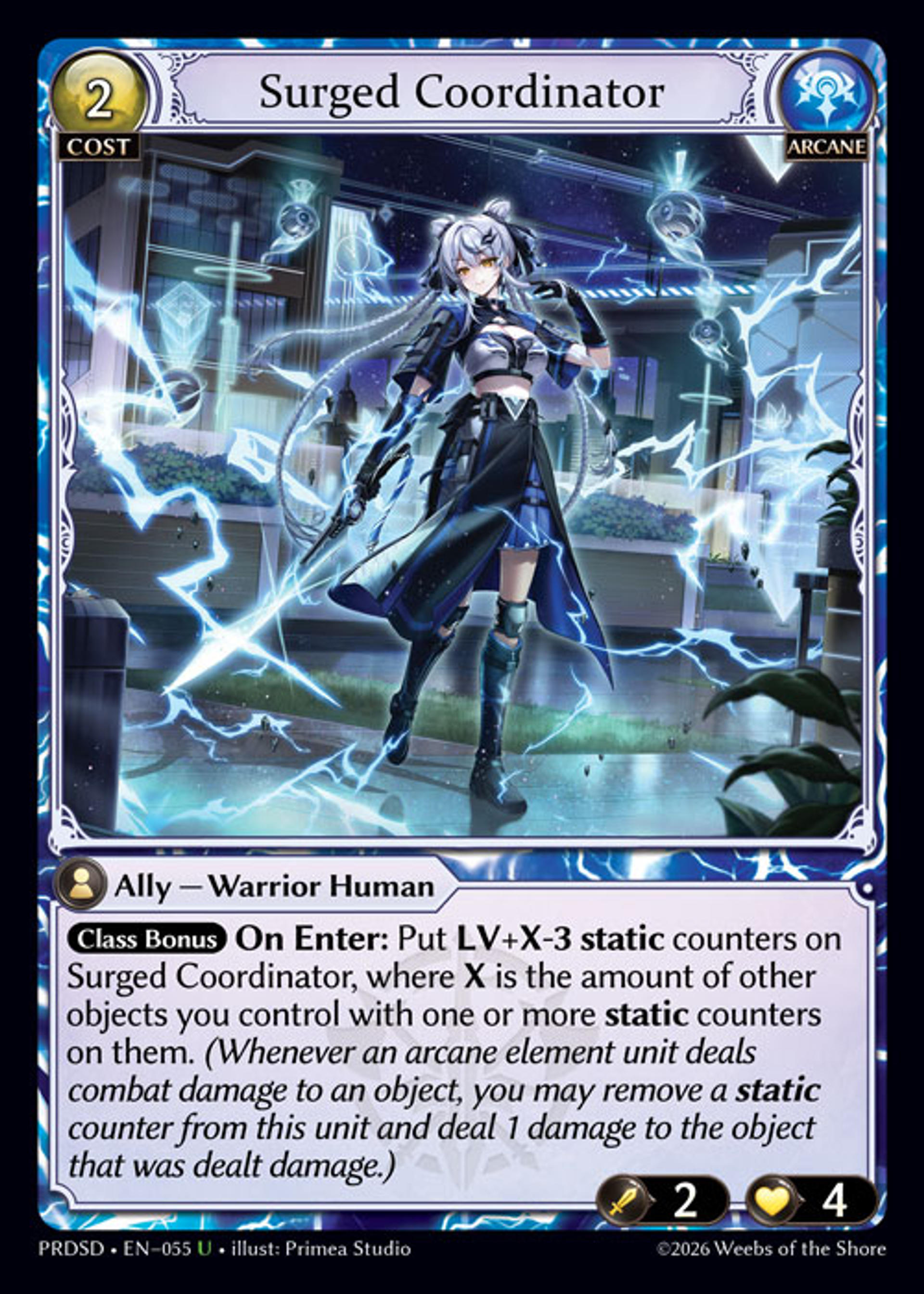 Surged Coordinator — .asphodel/paradise Starter Decks — Grand Archive TCG