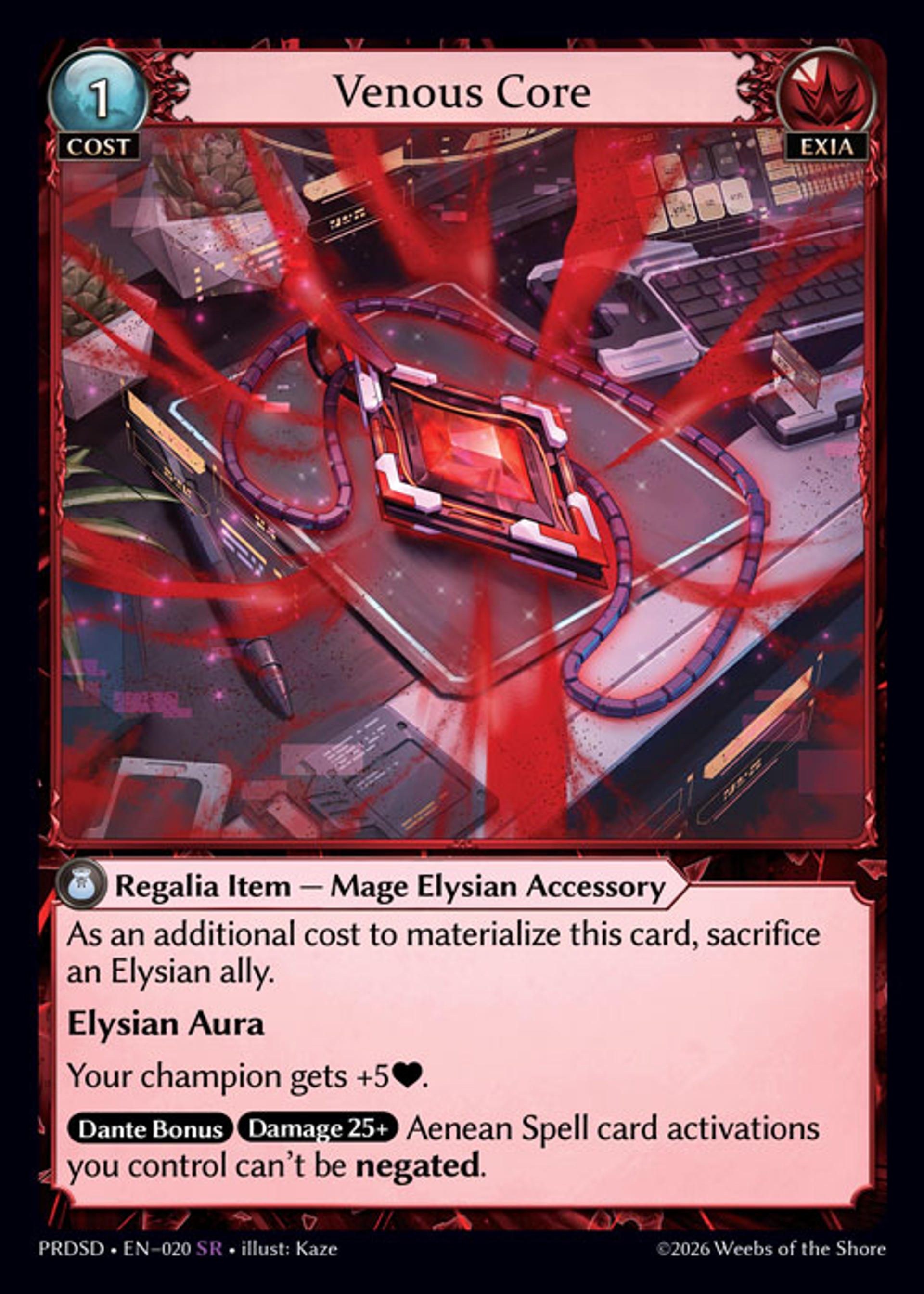Venous Core — .asphodel/paradise Starter Decks — Grand Archive TCG
