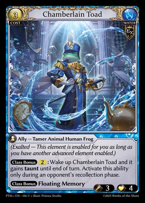 Chamberlain Toad — Phantom Monarchs — Grand Archive TCG