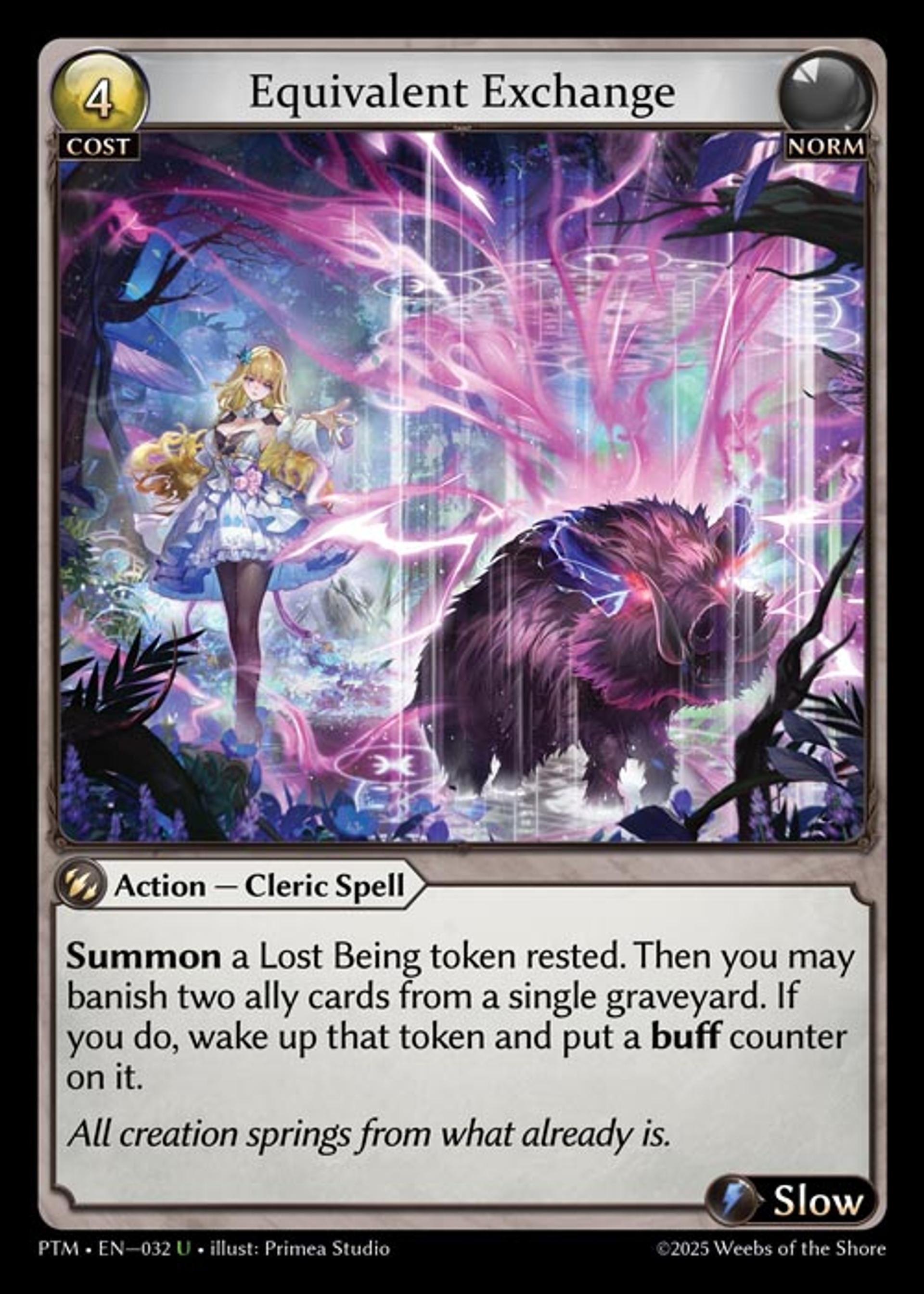 Equivalent Exchange — Phantom Monarchs — Grand Archive TCG