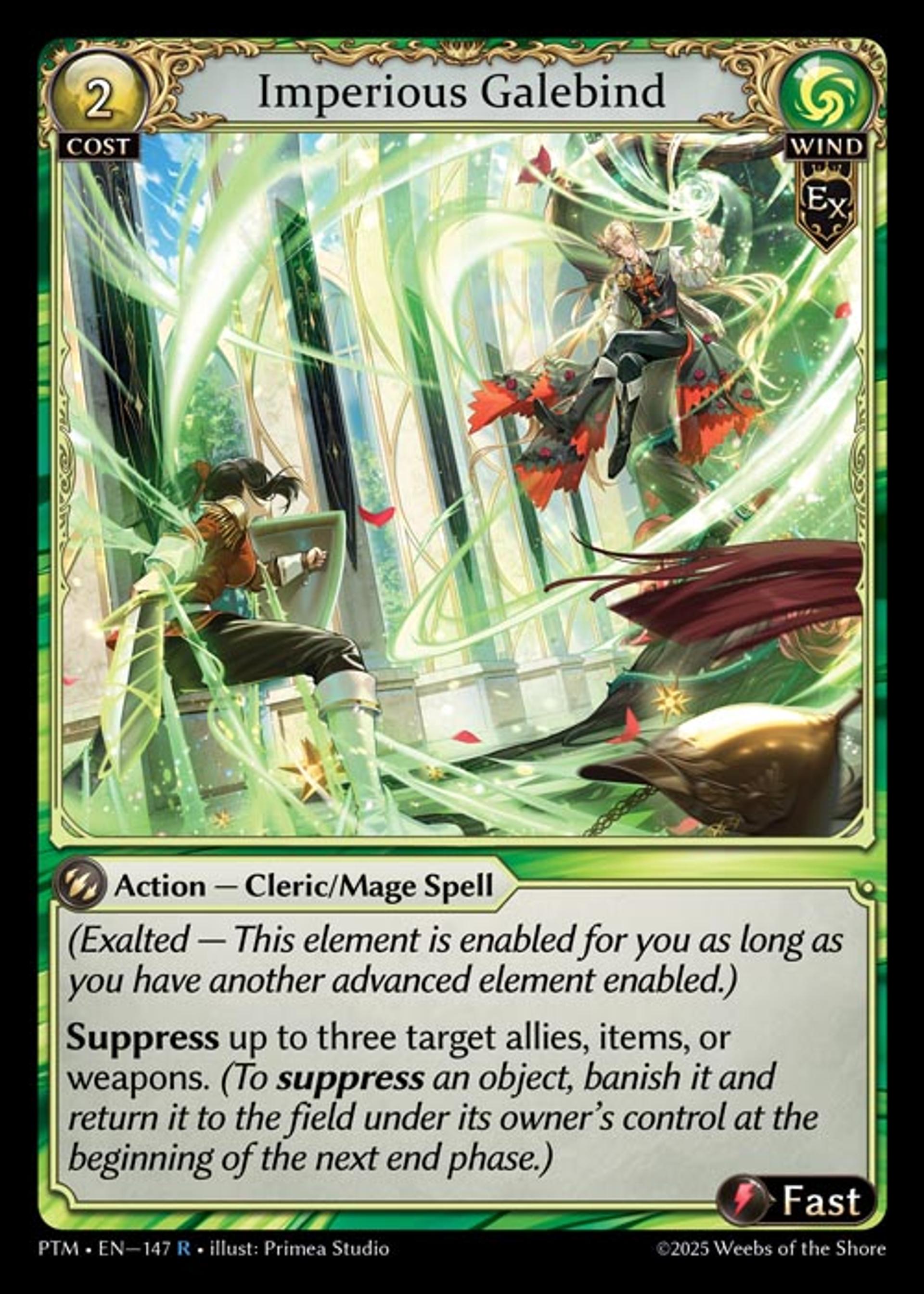 Imperious Galebind — Phantom Monarchs — Grand Archive TCG