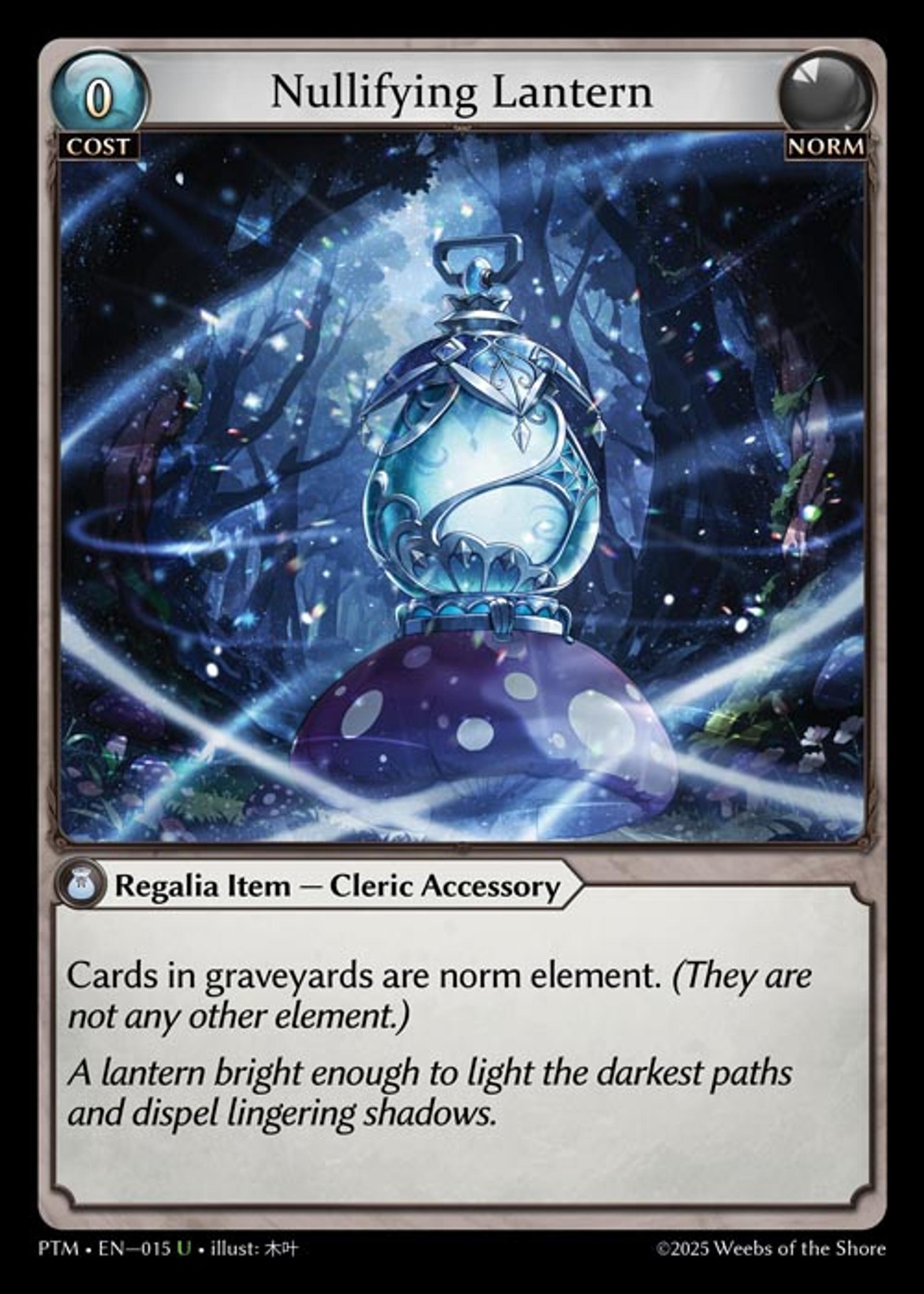 Nullifying Lantern — Phantom Monarchs — Grand Archive TCG