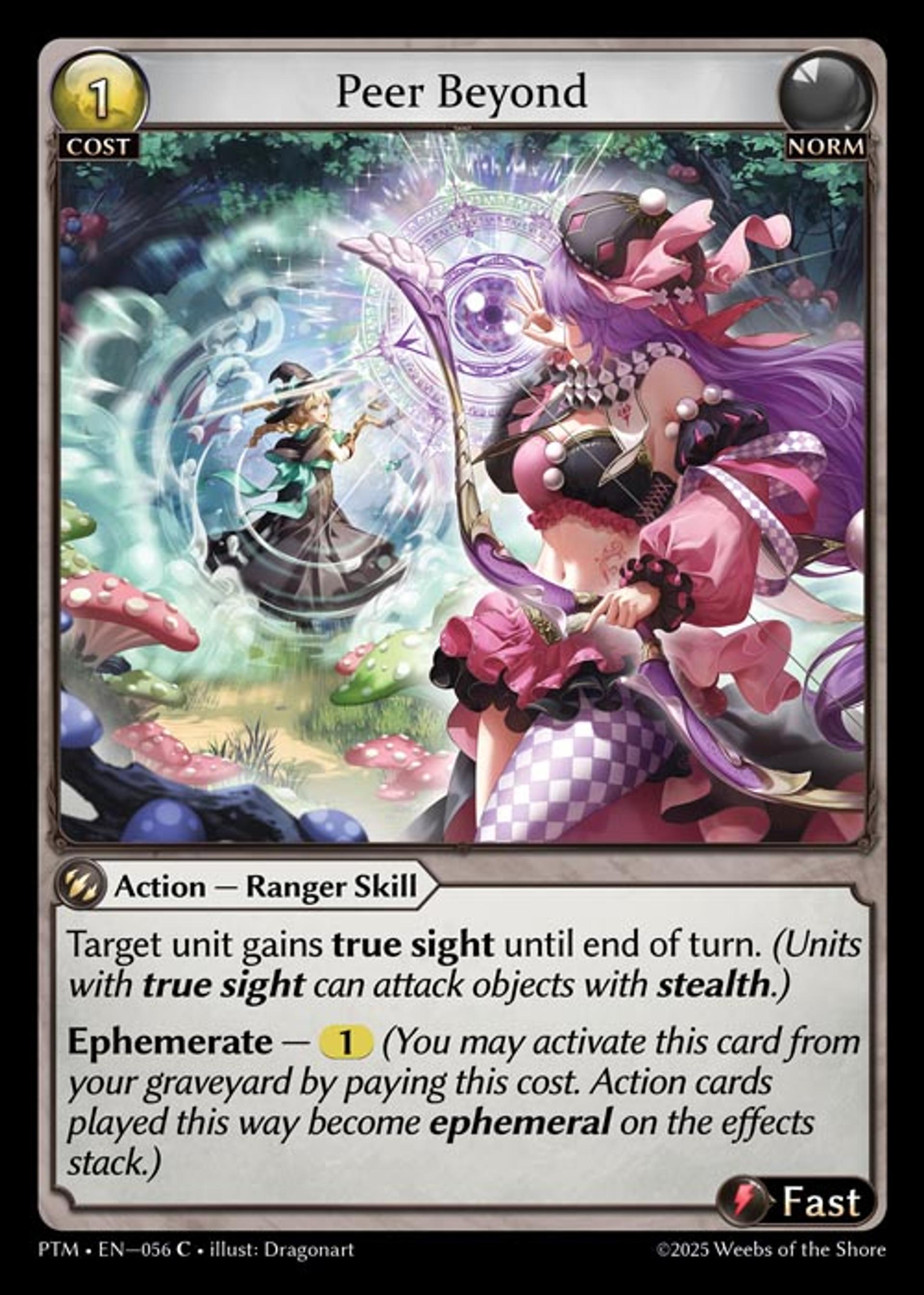 Peer Beyond — Phantom Monarchs — Grand Archive TCG