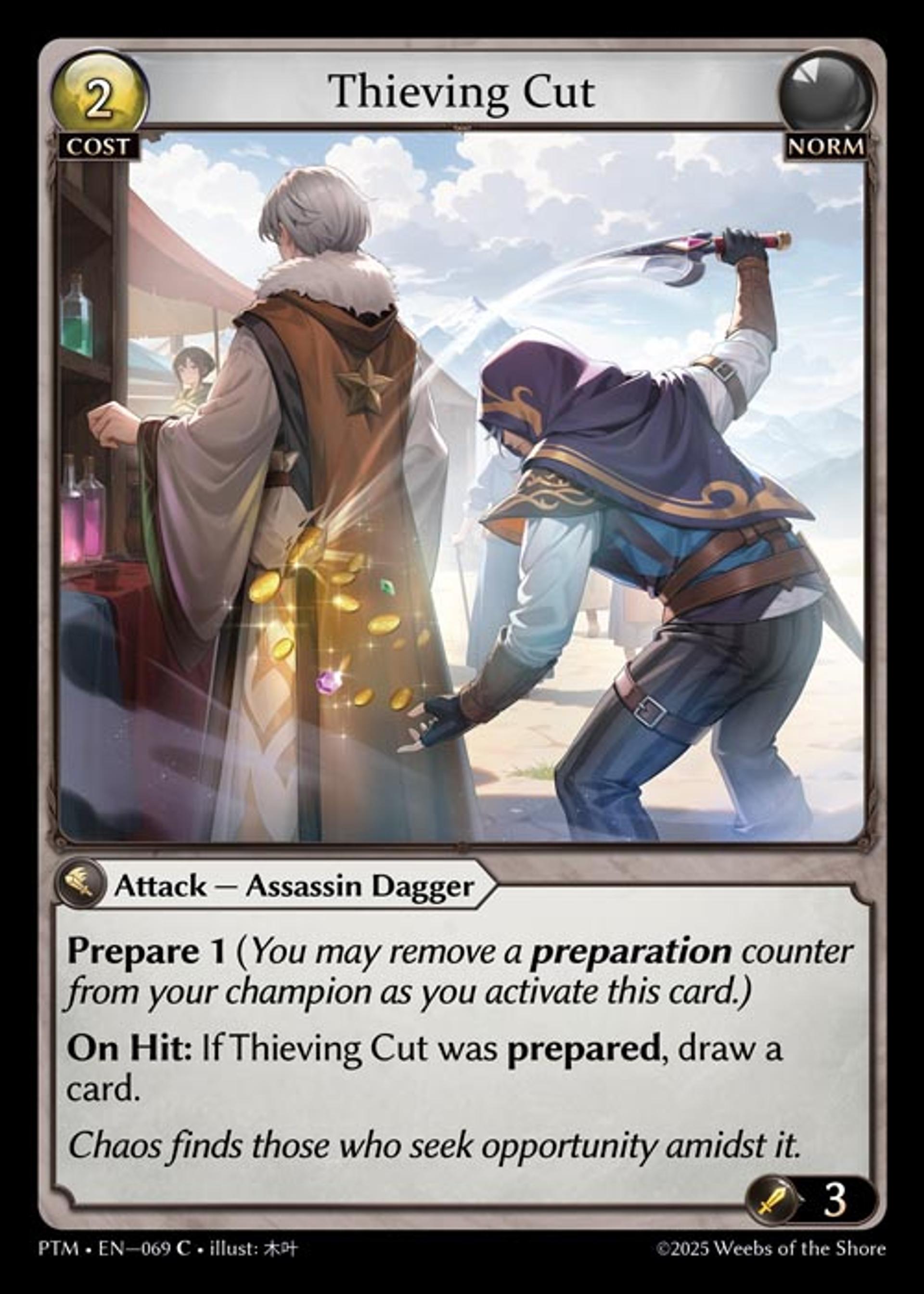 Thieving Cut — Phantom Monarchs — Grand Archive TCG
