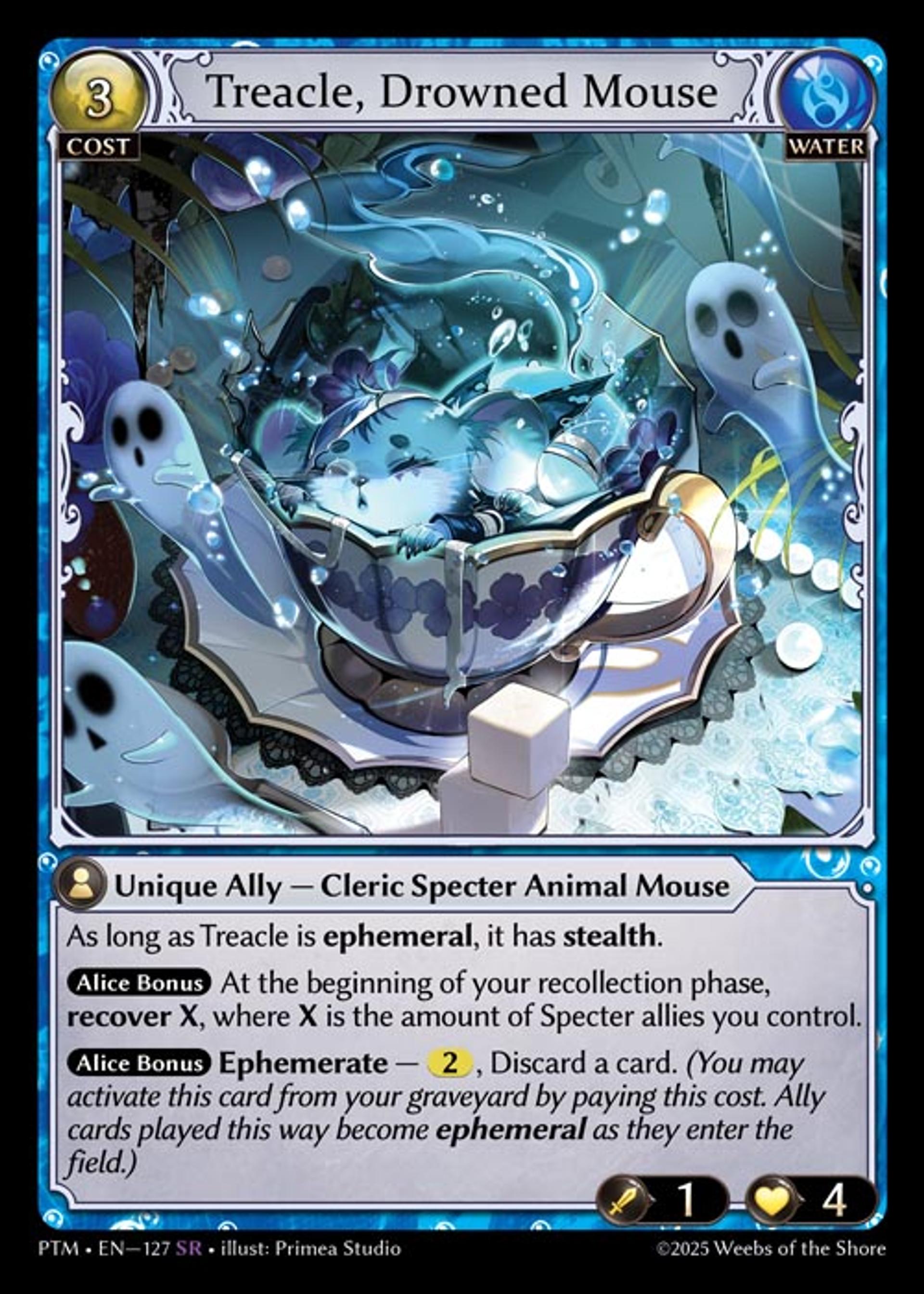 Treacle, Drowned Mouse — Phantom Monarchs — Grand Archive TCG