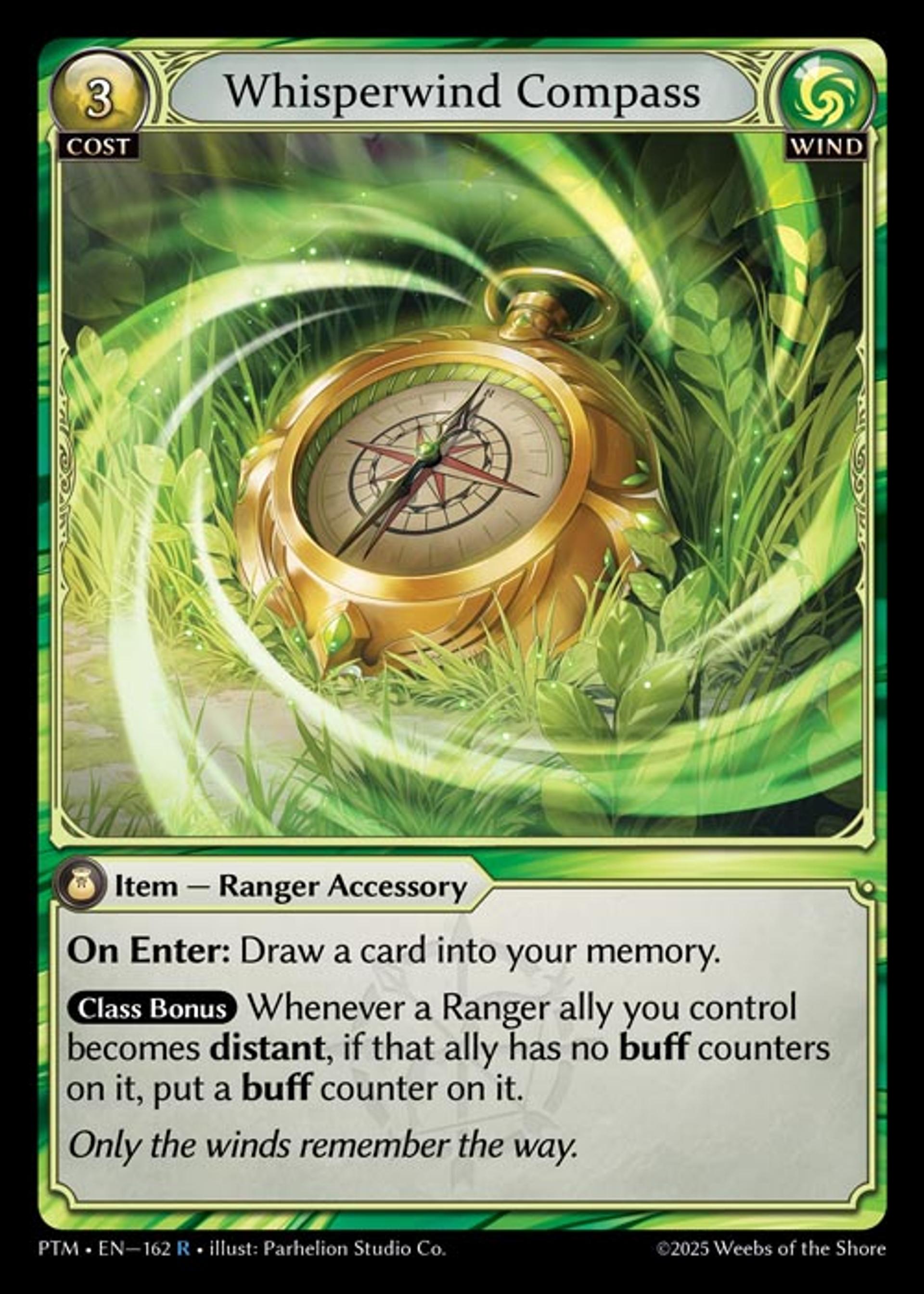 Whisperwind Compass — Phantom Monarchs — Grand Archive TCG