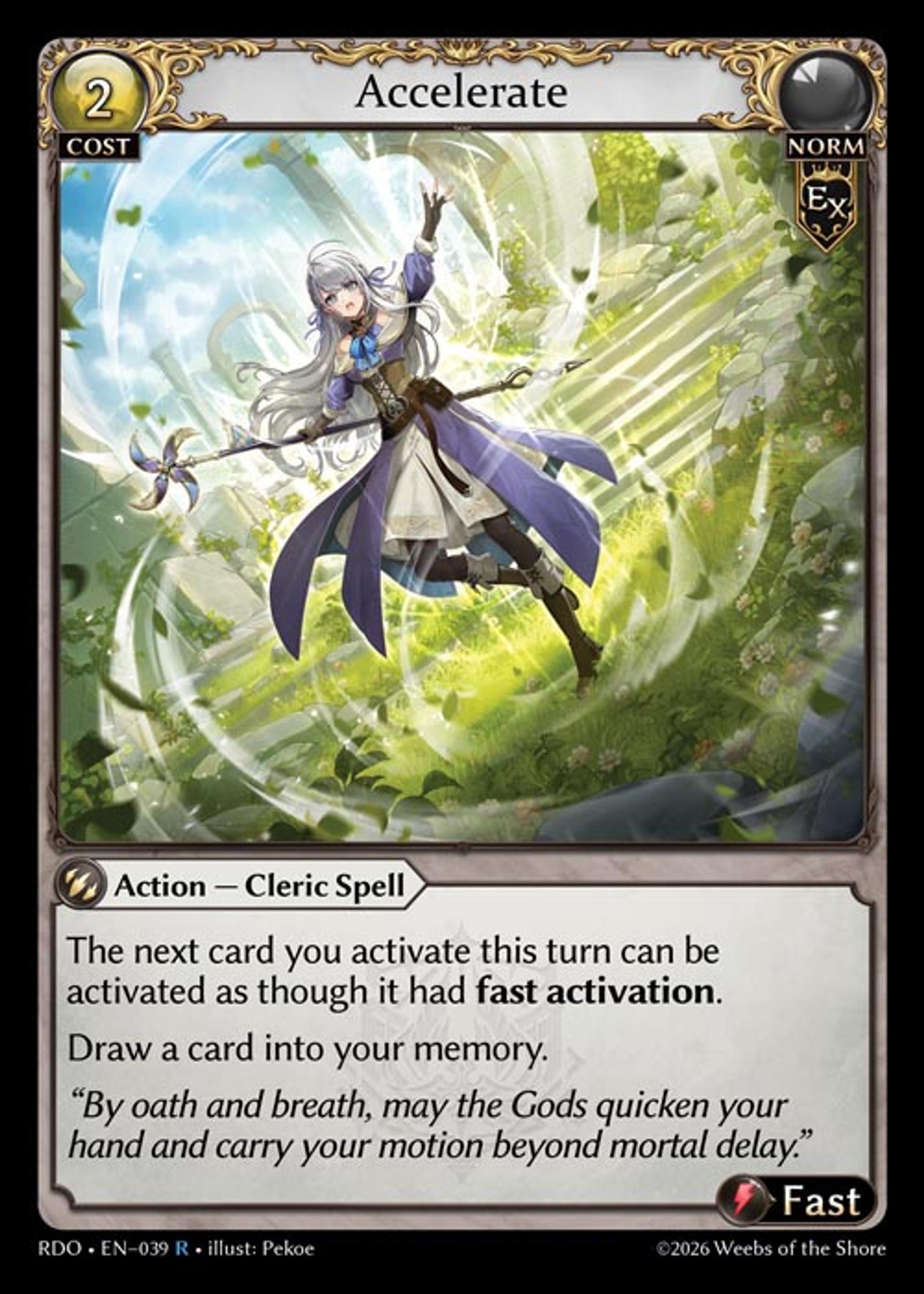 Accelerate — Radiant Origins — Grand Archive