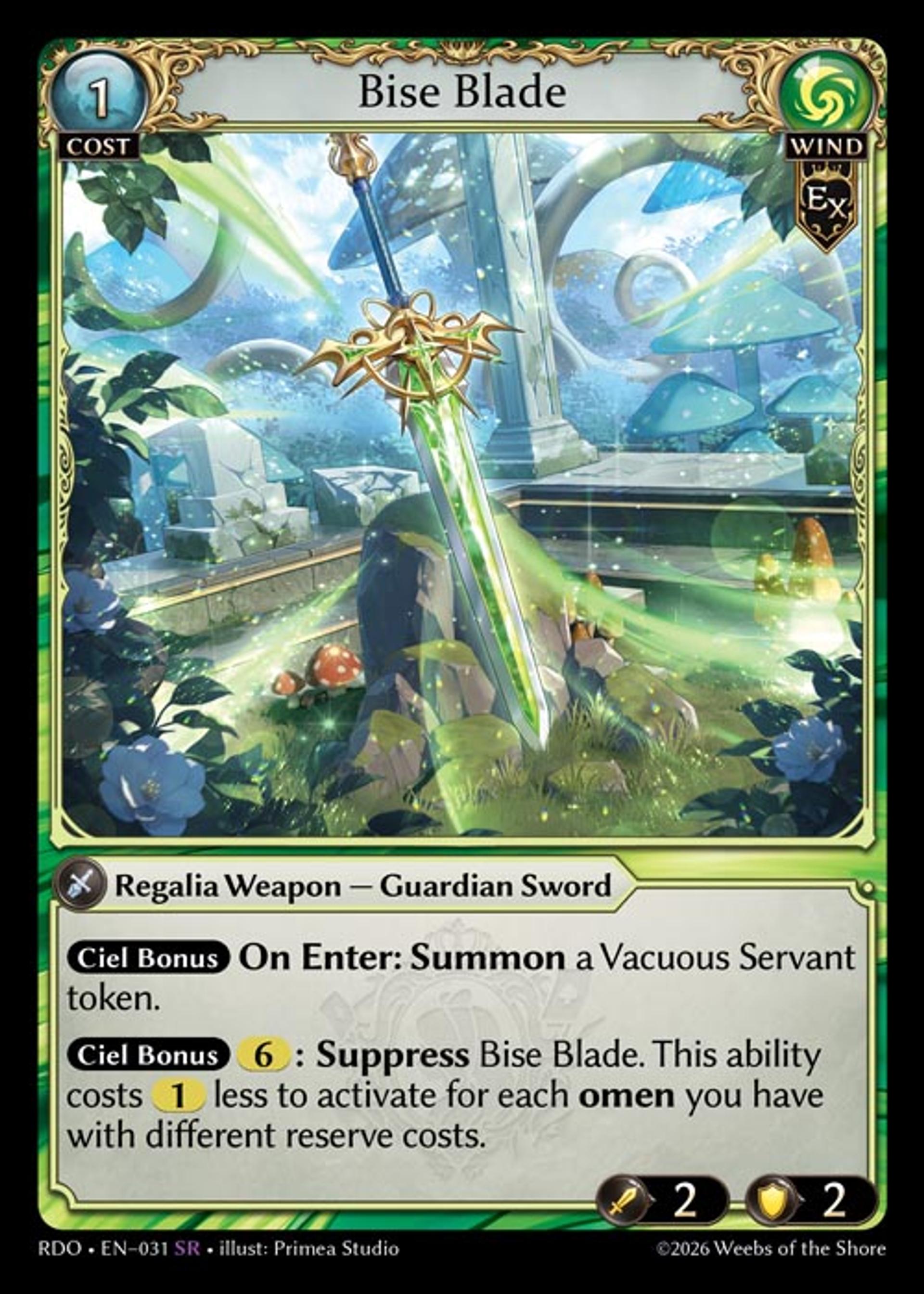 Bise Blade — Radiant Origins — Grand Archive TCG