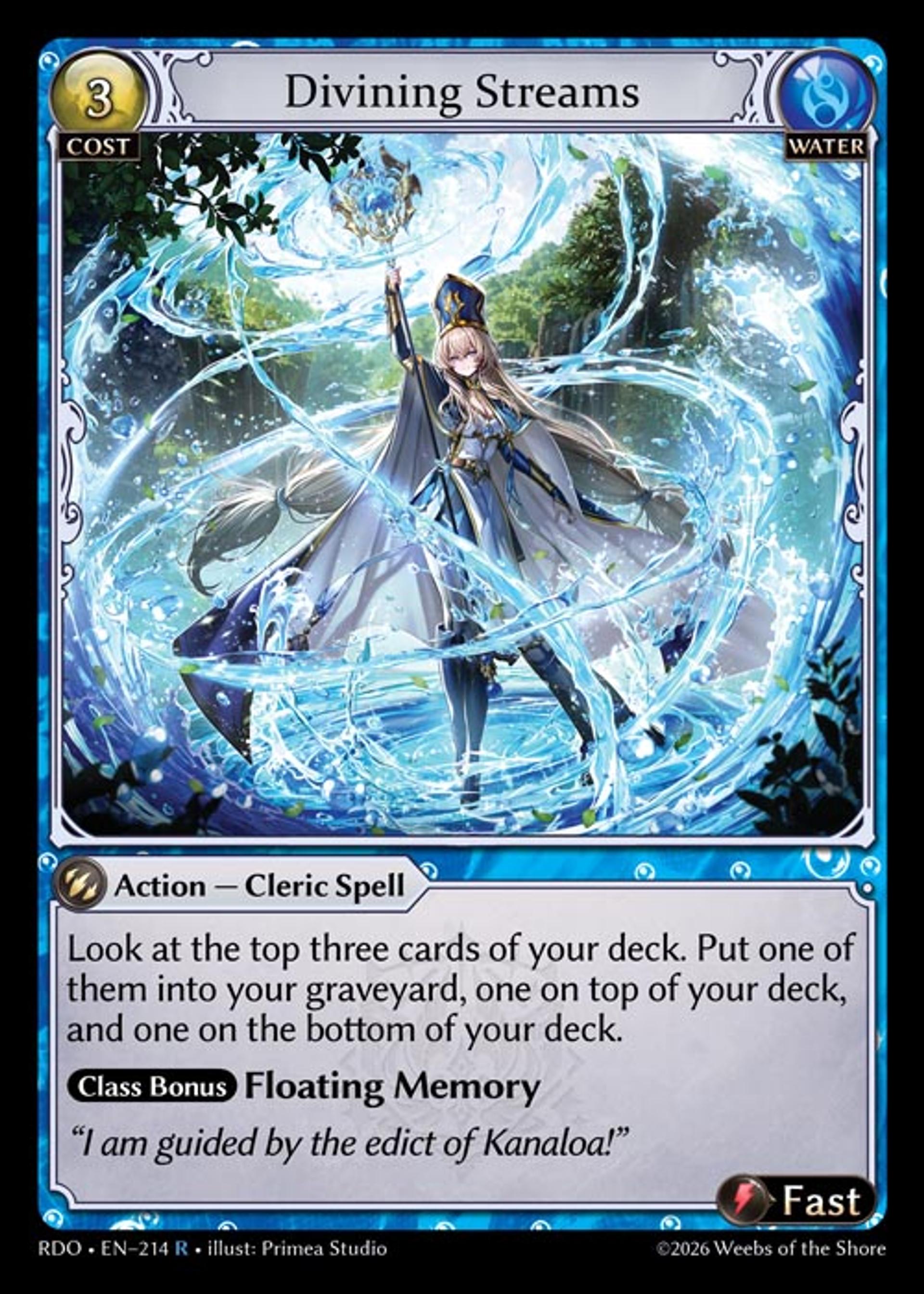 Divining Streams — Radiant Origins — Grand Archive