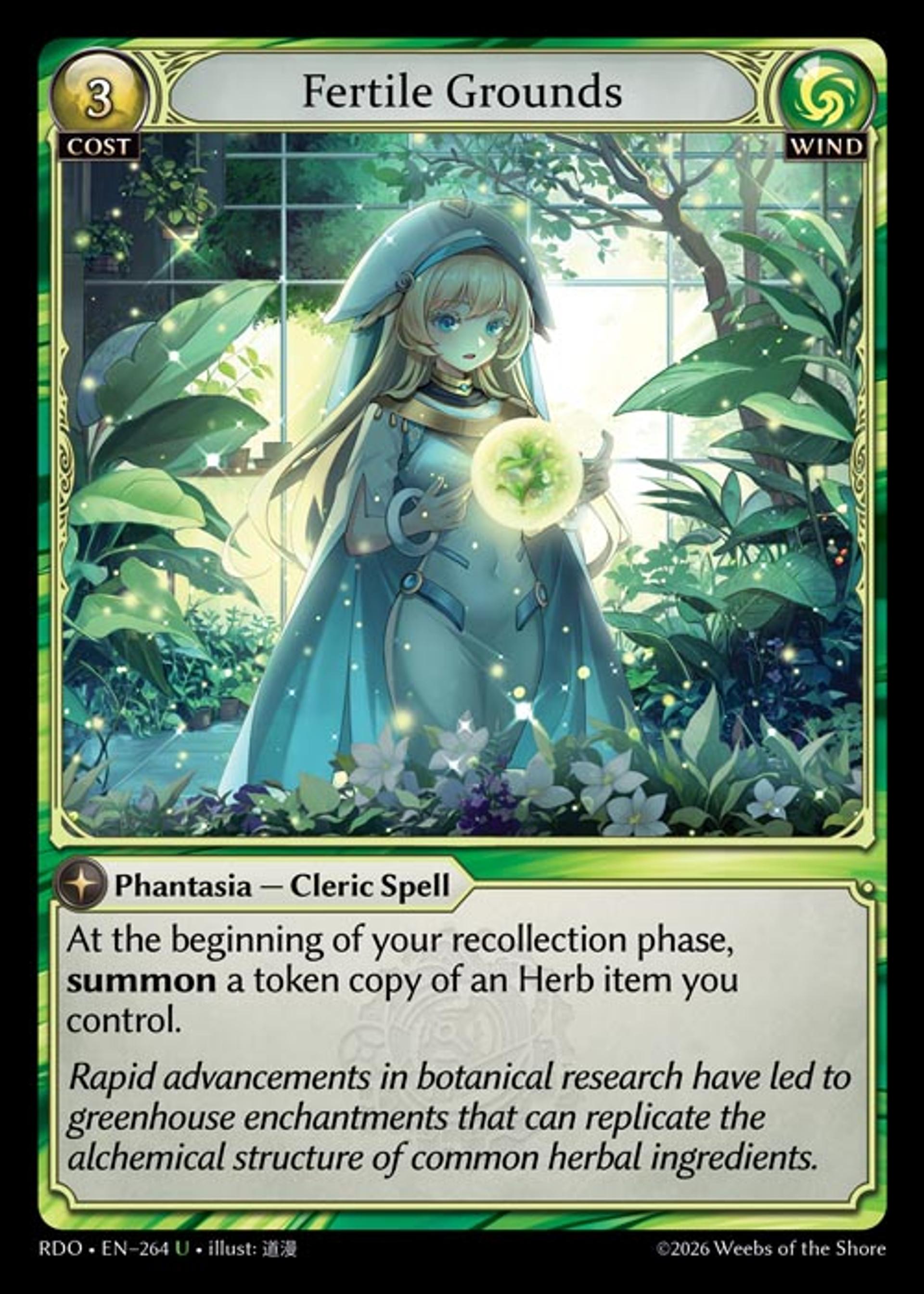 Fertile Grounds — Radiant Origins — Grand Archive TCG