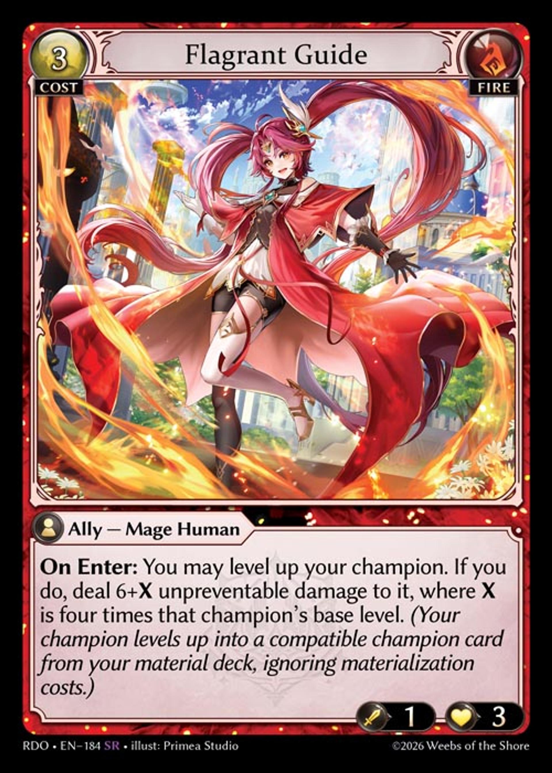 Flagrant Guide — Radiant Origins — Grand Archive